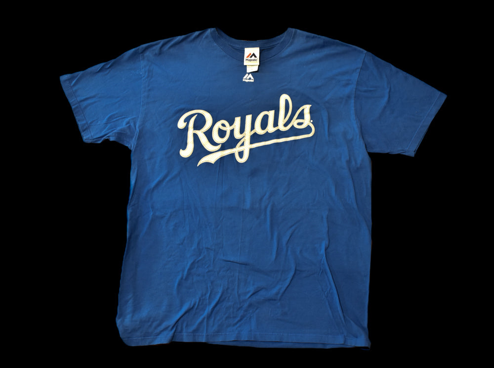 Royals Baseball T-Shirt Majestic MLB XL Mens Shirt
