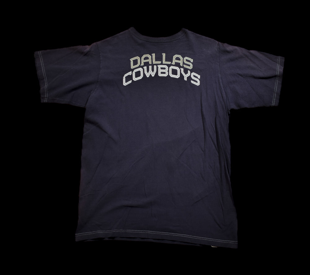 Dallas Cowboys Short Sleeve T-Shirt Adult Blue NFL Used
