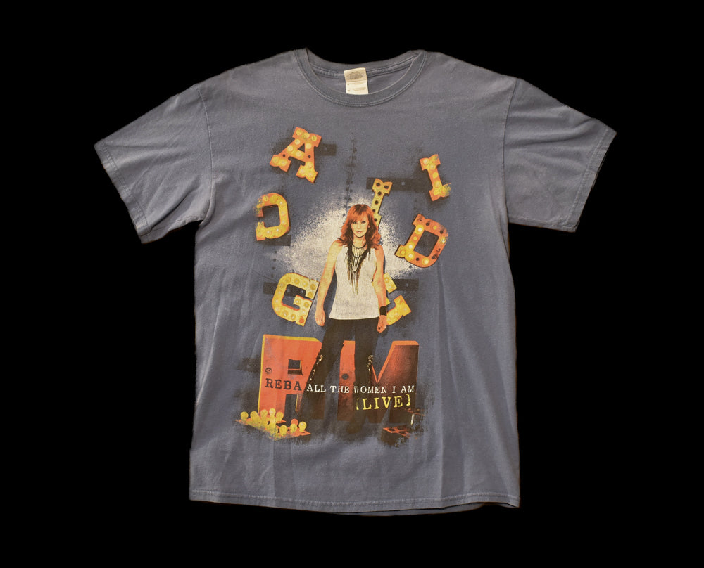 Reba All The Woman I am T-Shirt Medium Authentic Concert Shirt Used