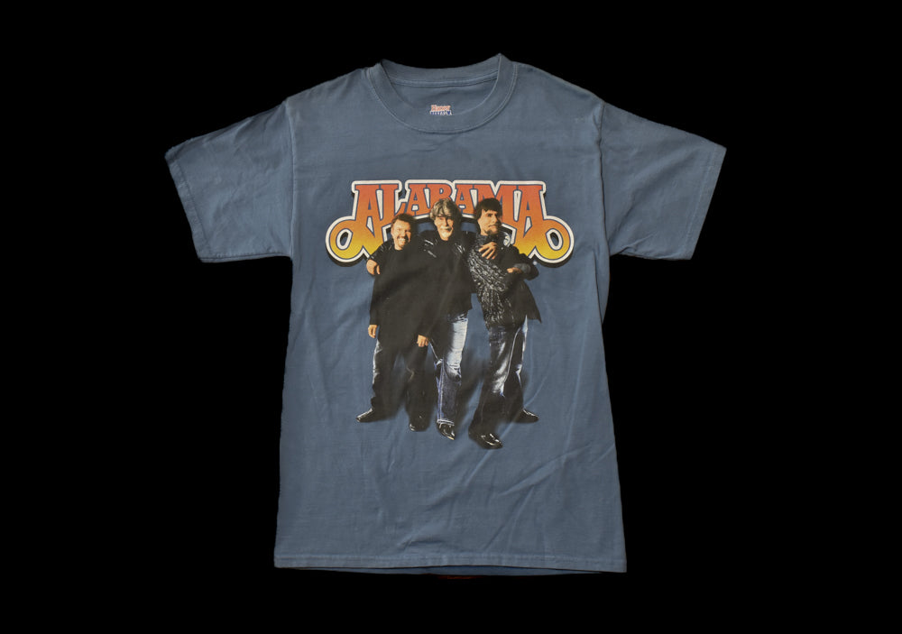 Alabama Adult T-Shirt Vintage Concert T-Shirt Adult Blue