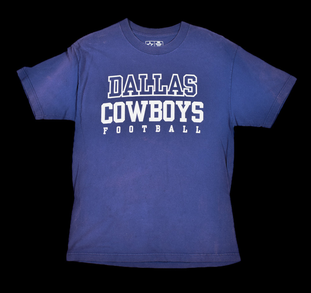 Dallas Cowboys Mens T-Shirt Medium Sized Authentic NFL Football Tee Used Short Sleeve