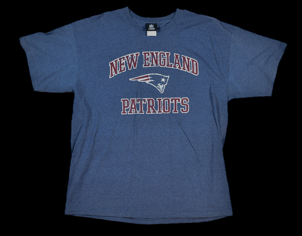 New England Patriots Mens T-Shirt NFL Football T-Shirt XL Used