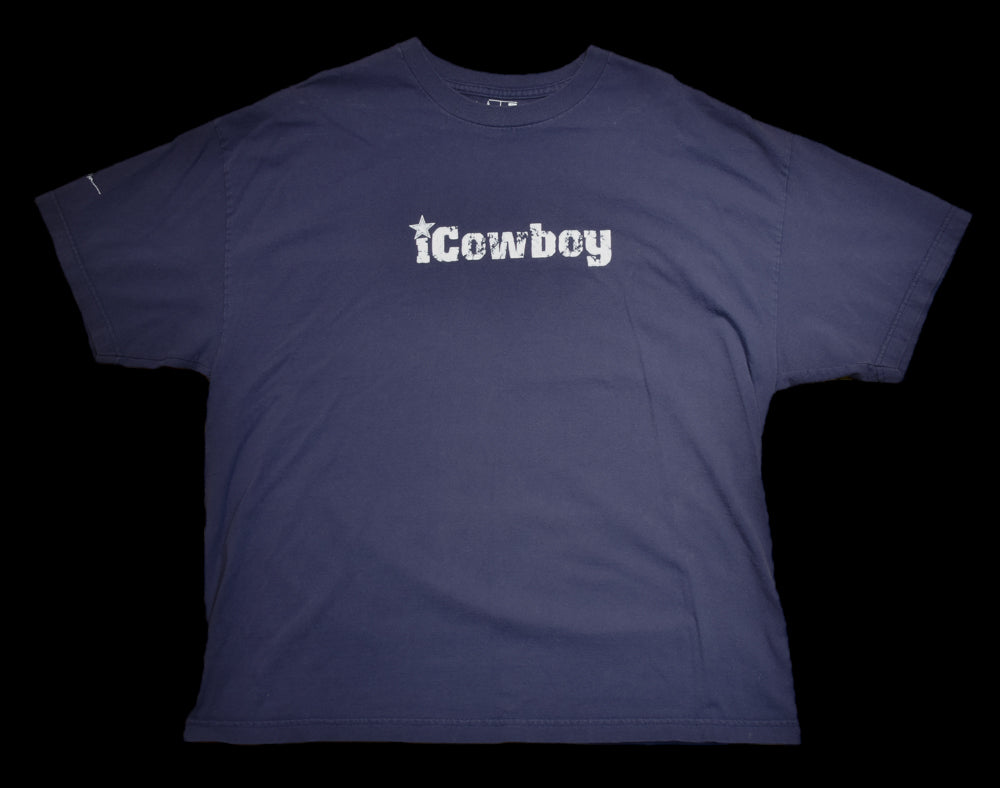 Dallas Cowboys NFL football XL Adult Men's T-Shirt Used Short Sleeve Blue