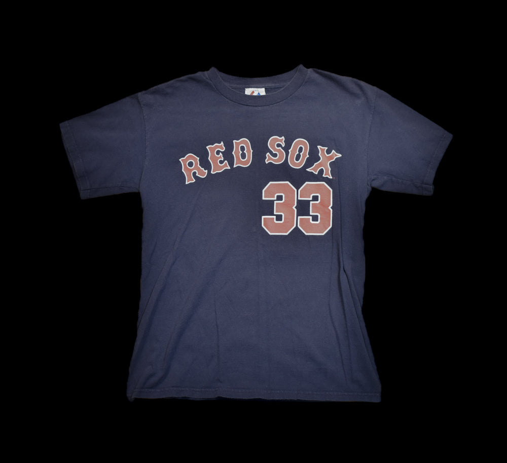Boston Red Sox MLB Baseball Small Majestic 33 Varitex Used Shirt Kids