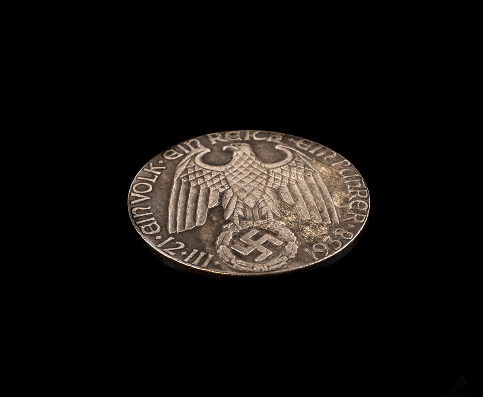 GERMAN WAR EAGLE WWII COMMEMORATIVE COIN LARGE 1938 Set of 4