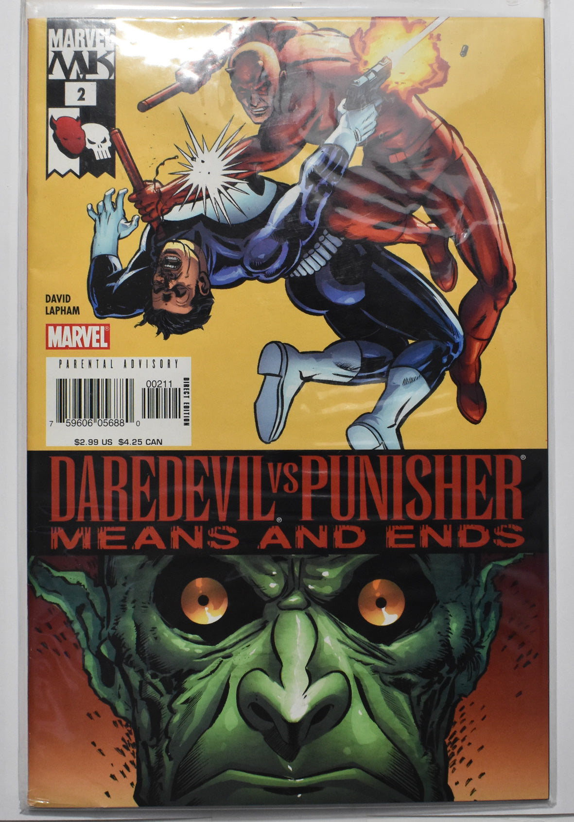 Daredevil Vs Punisher Means And Ends Comics 2 marvel Comics