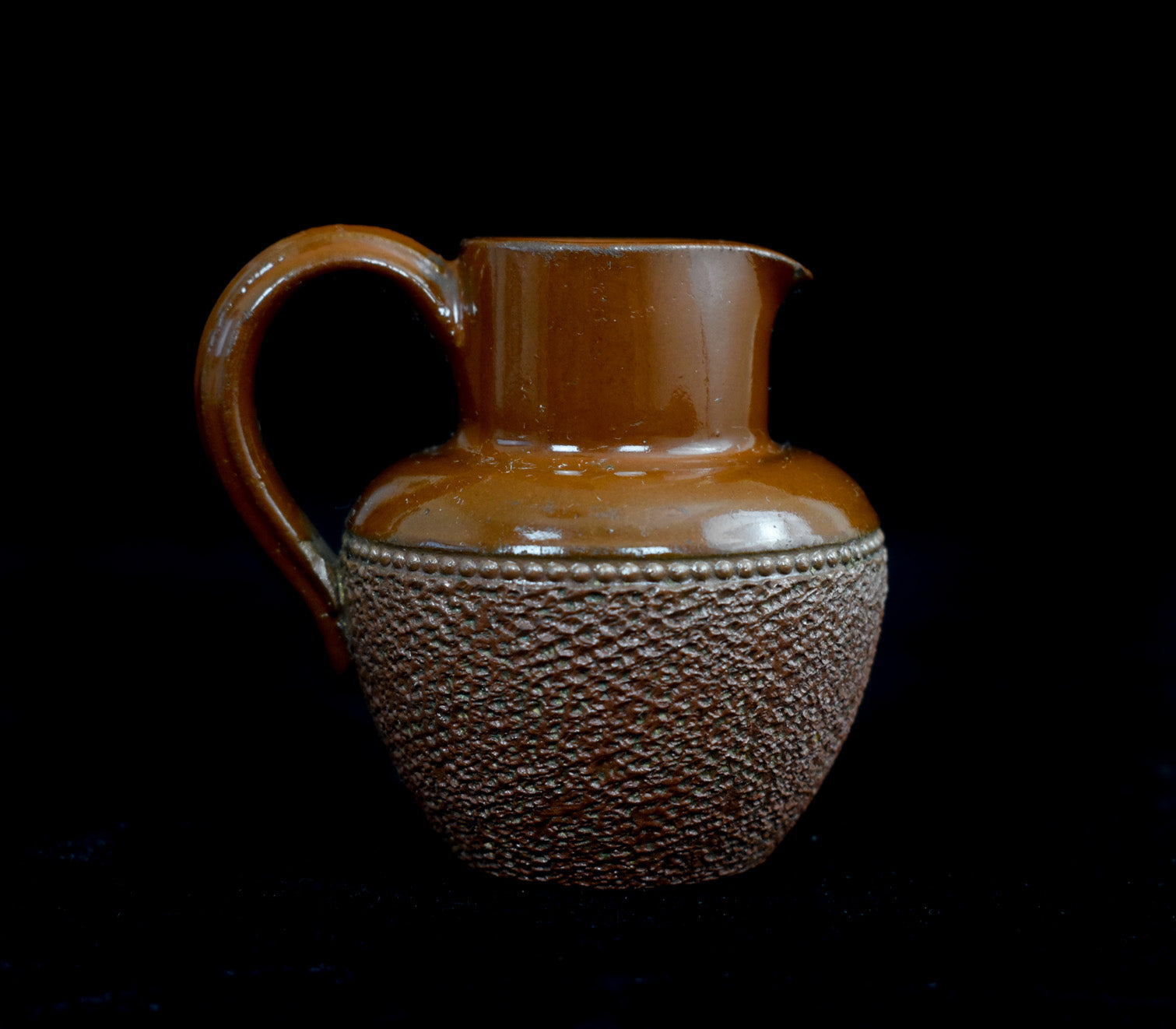 Jug and Bowl Brown Glazed Stoneware