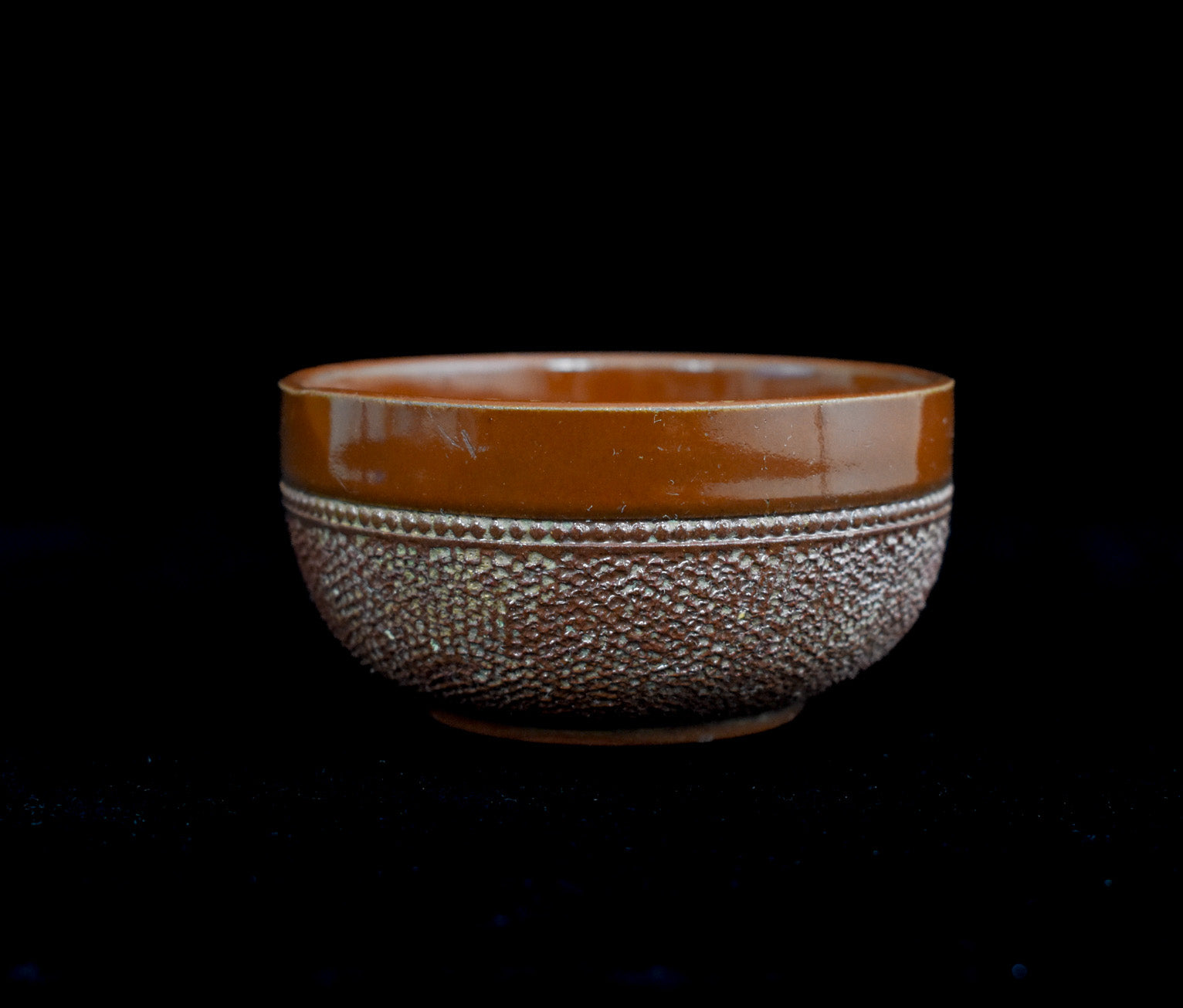 Jug and Bowl Brown Glazed Stoneware