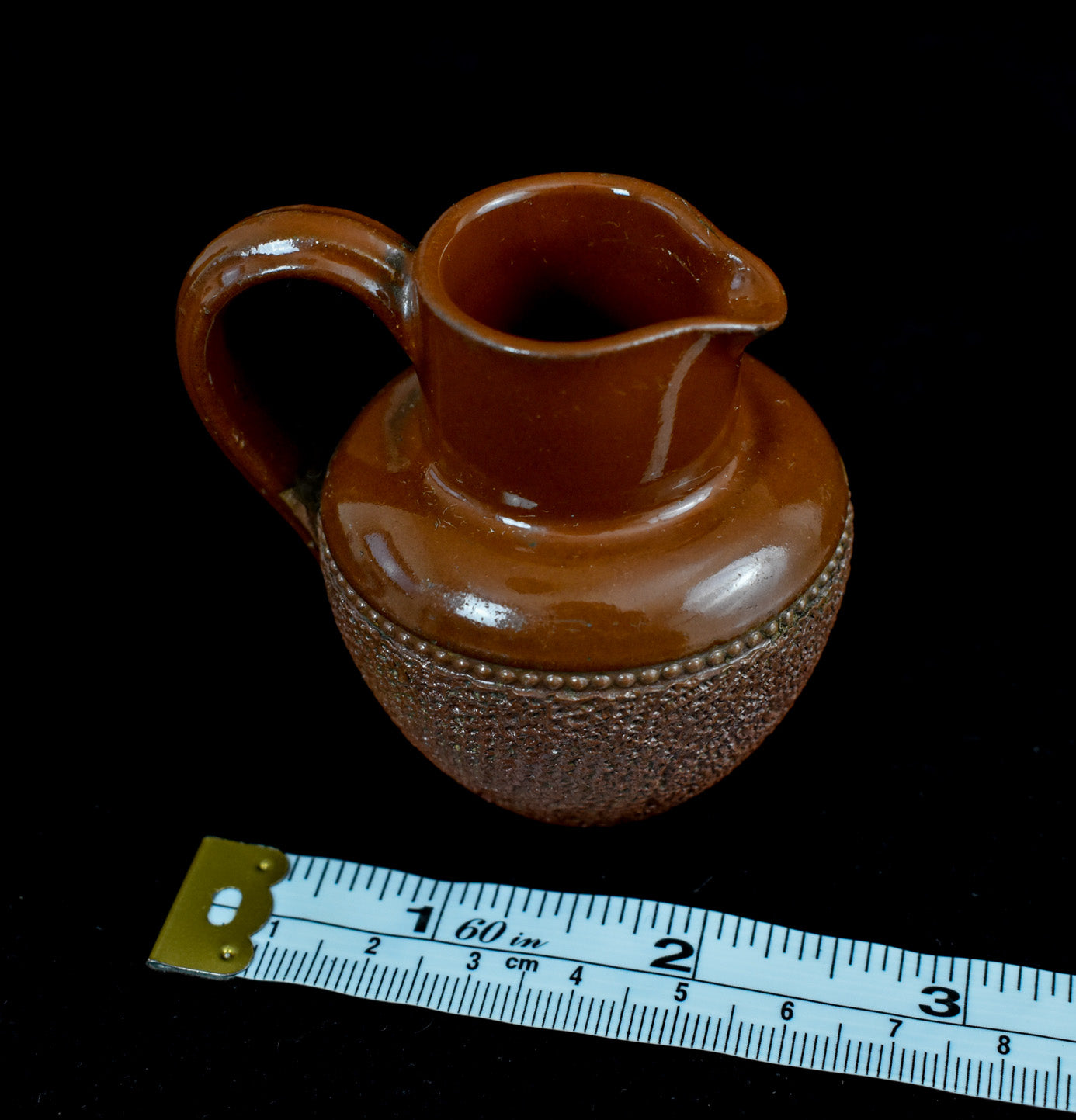 Jug and Bowl Brown Glazed Stoneware