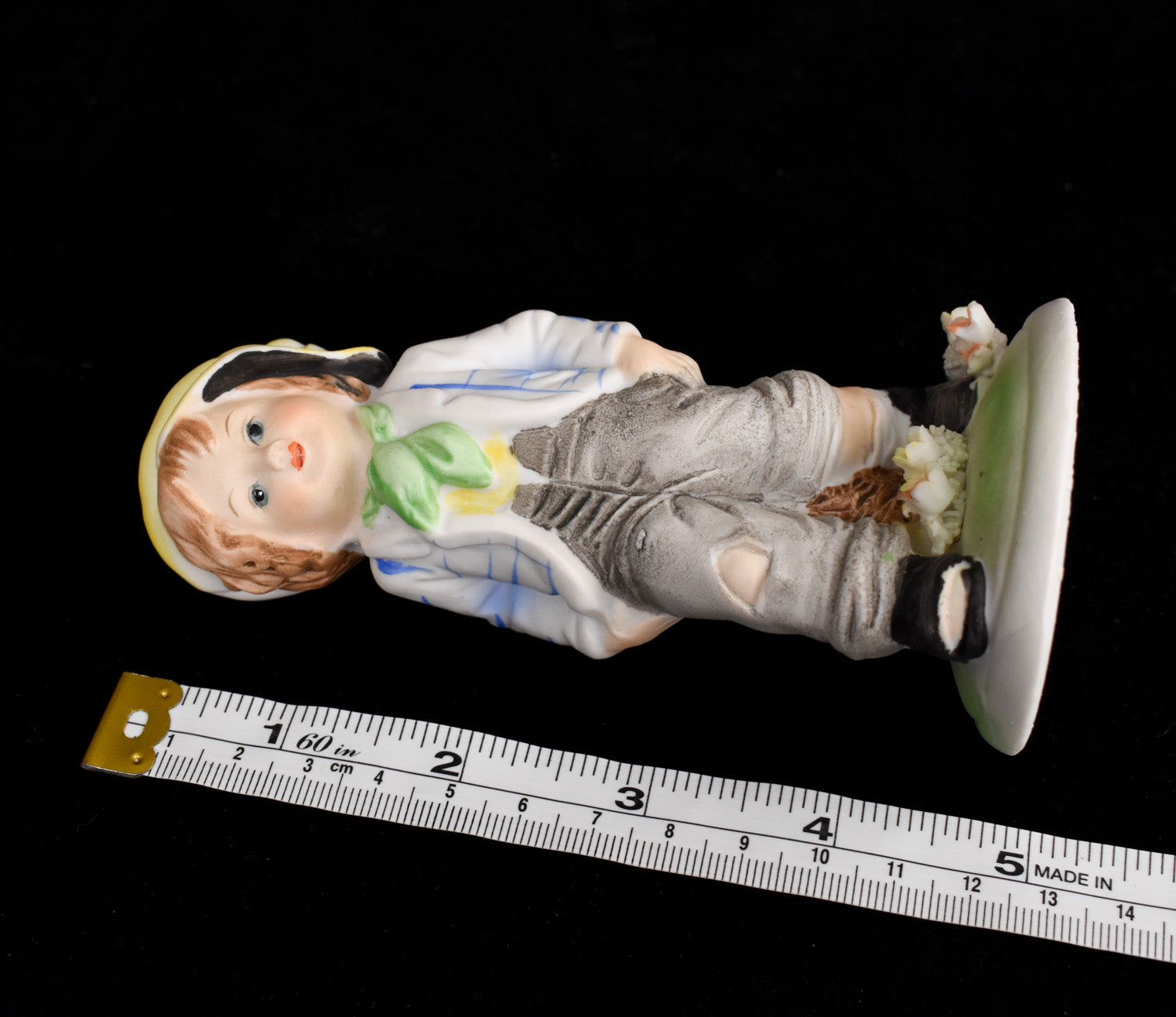 Figure Young Boy 5 inch Figure Used Porcelain Figurine Collectable