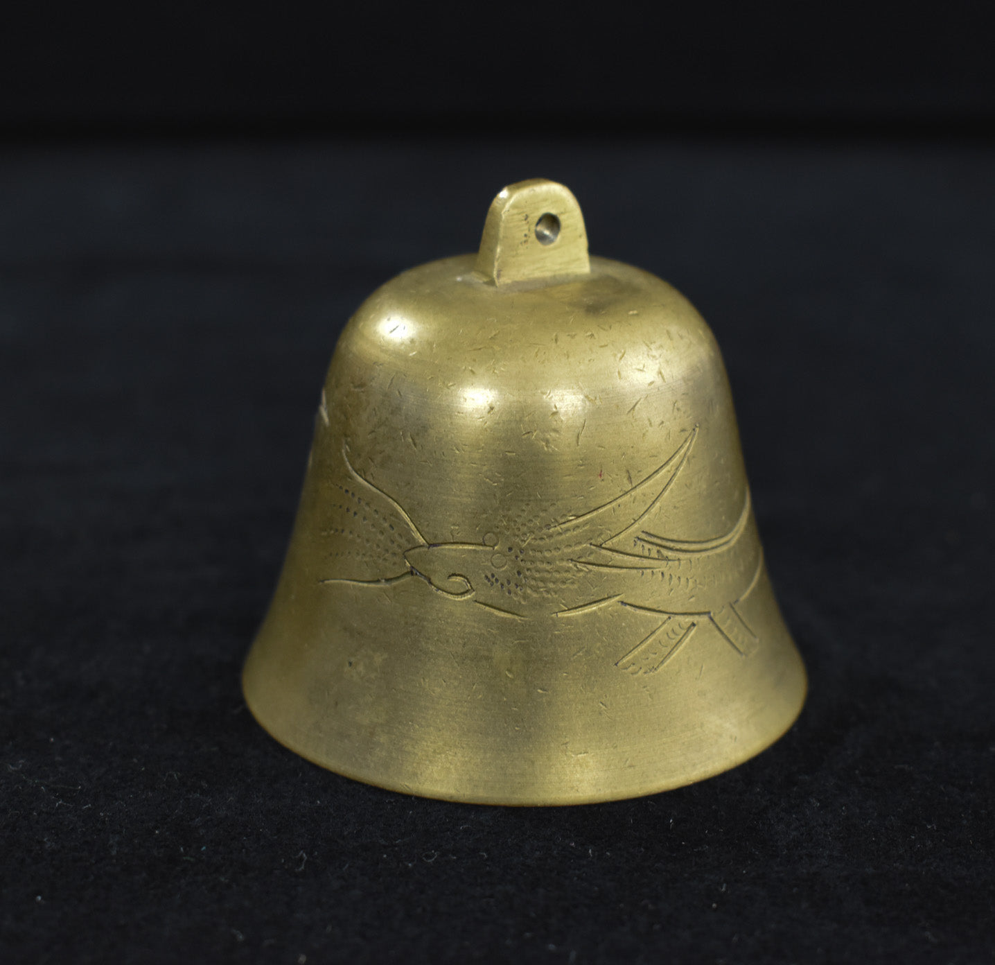 Solid Brass Bell None Hanging Bell Vintage Used