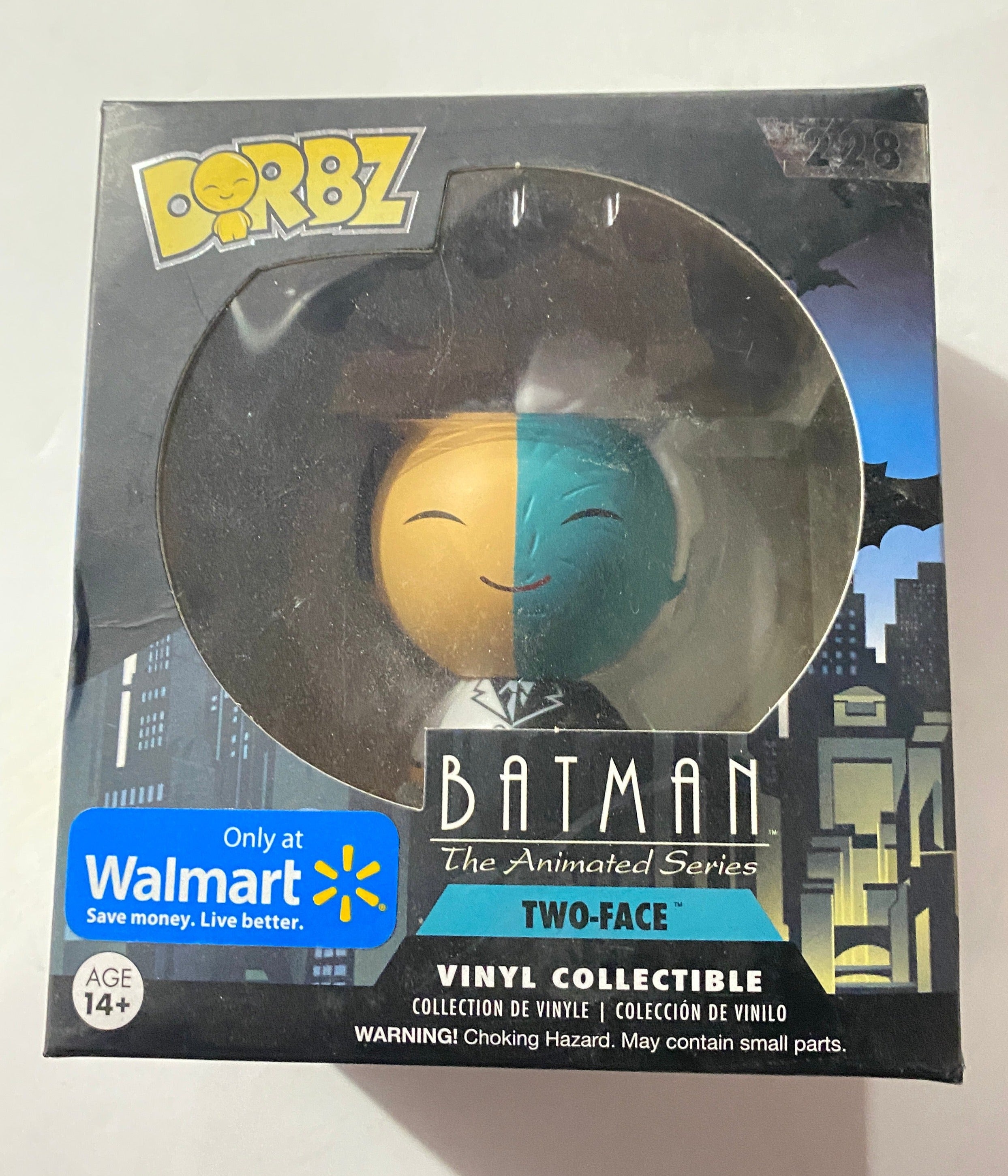Dorbz Batman TWO FACE Vinyl Collectible Only At Walmart