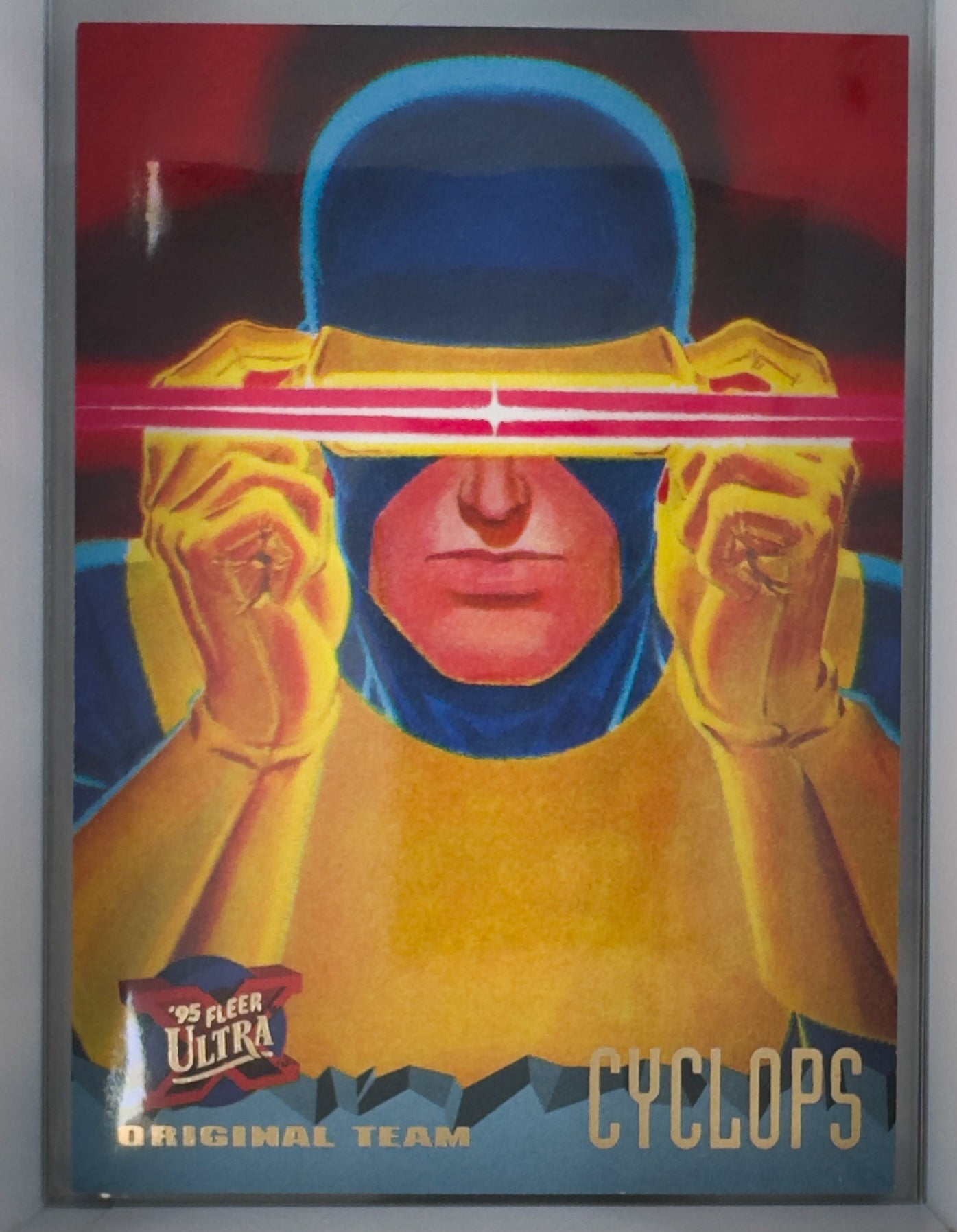 Marvel Fleer Ultra 1995 X-Men Card No.90 Original Team Cyclops