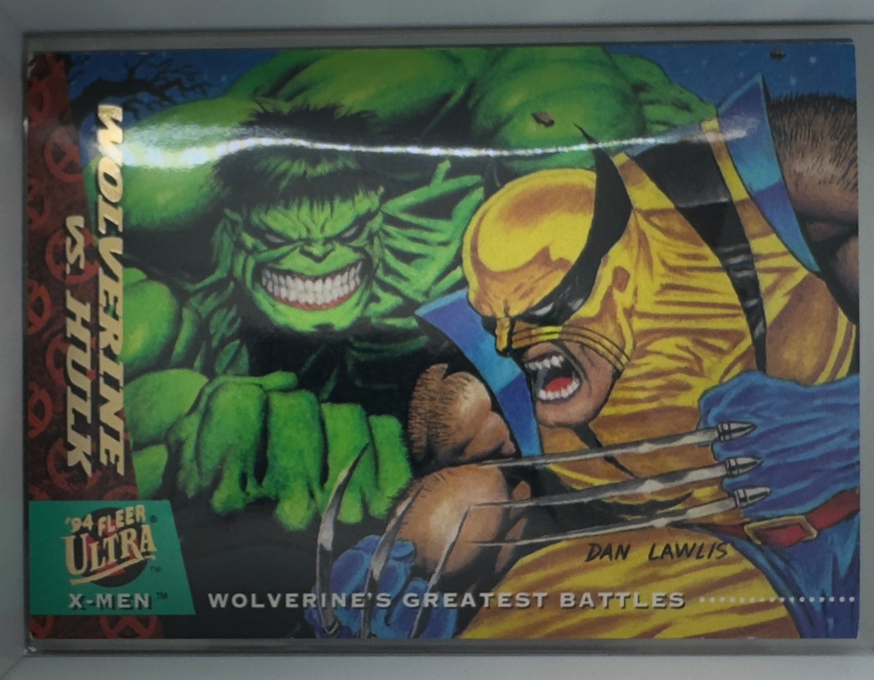 Marvel Fleer Ultra 1994 X-Men Card No.140 Wolverine Vs. Hulk
