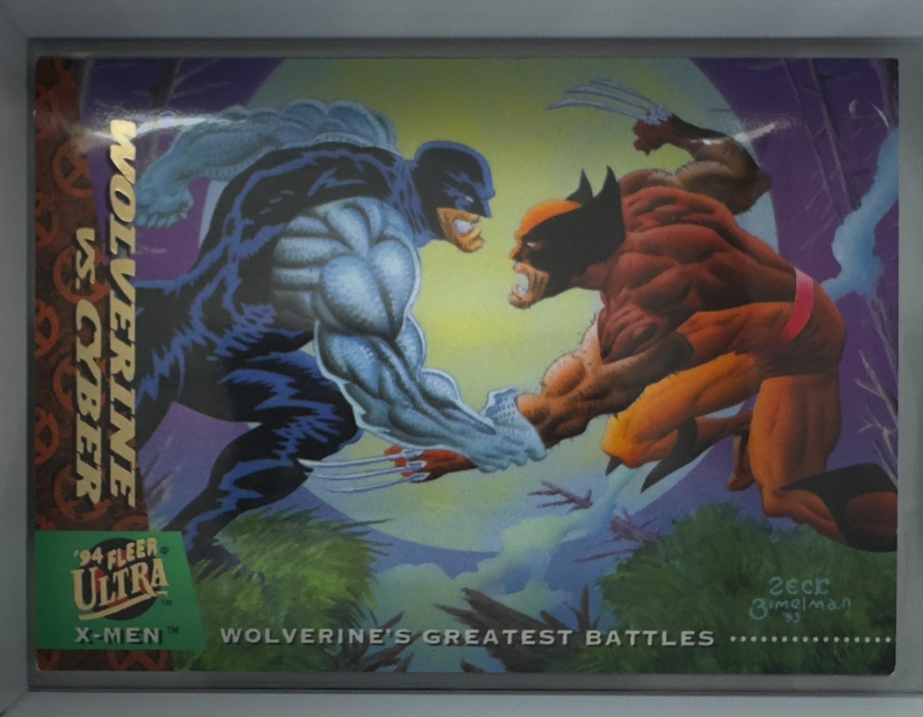 Marvel Fleer Ultra 1994 X-Men Card No.138 Wolverine Vs Cyber