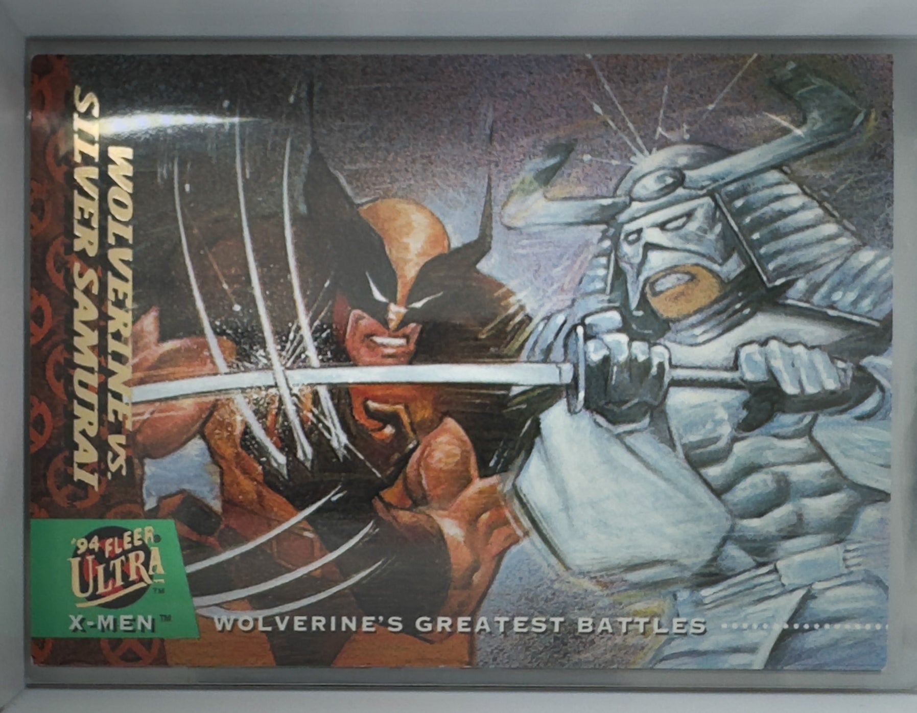 Marvel Fleer Ultra 1994 X-Men Card No.143 Wolverine Vs. Silver Samurai