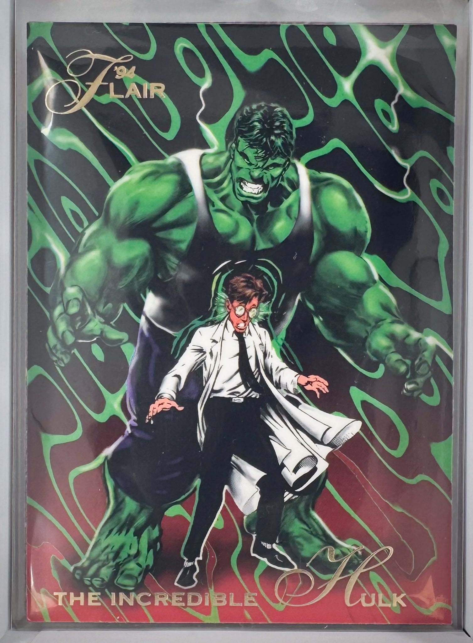 The Hulk Origin of the Incredible Hulk No.2 Flair 1994 Marvel Comics