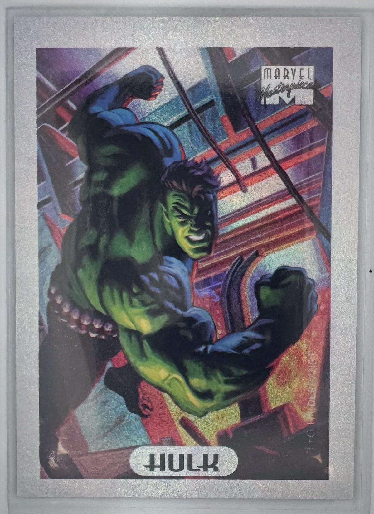 Hulk Marvel Masterpieces 1994 Holo Foil Limited Edition 4 of 10