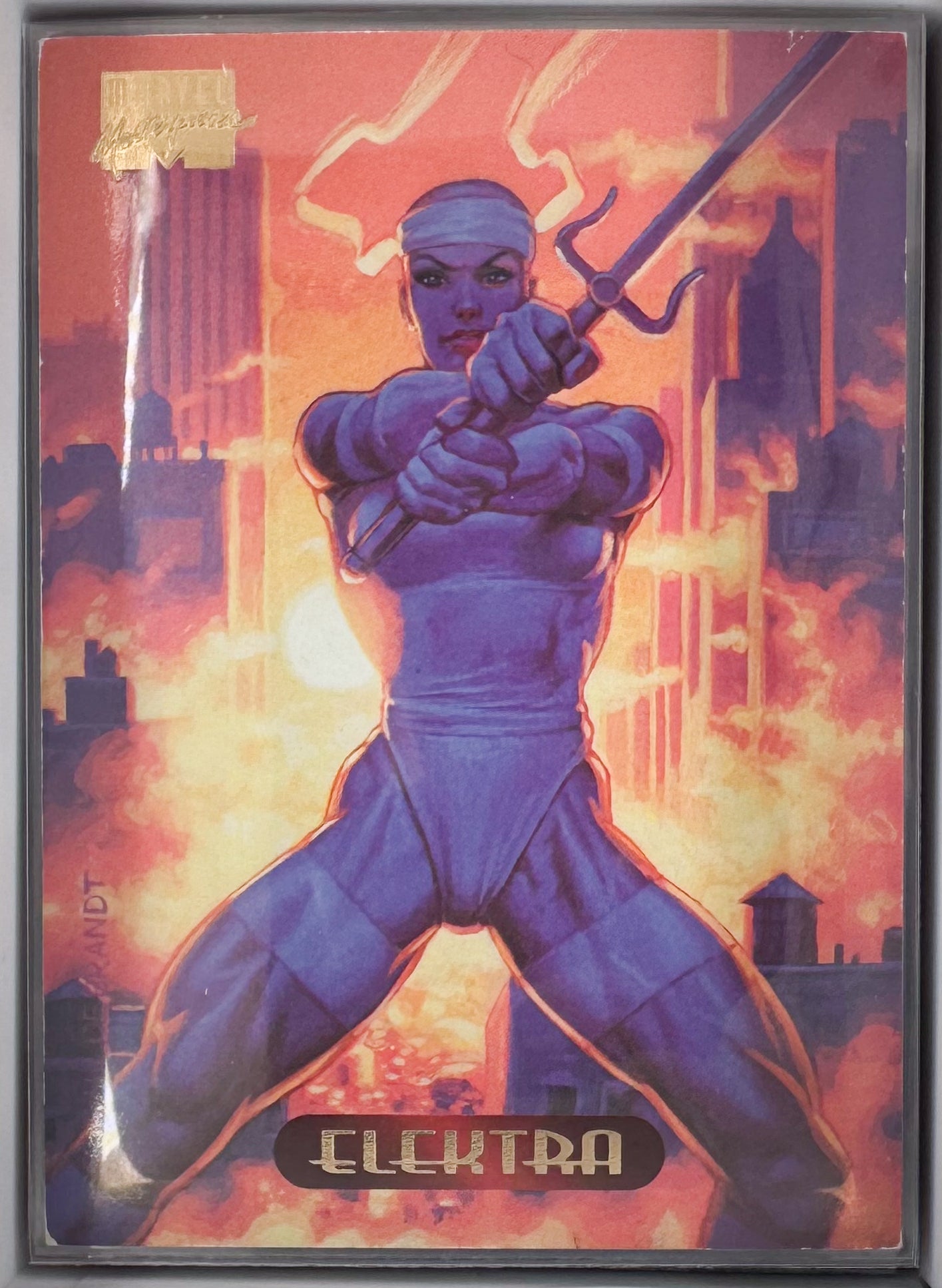 Elektra Marvel Master Pieces 1994 Card No.34