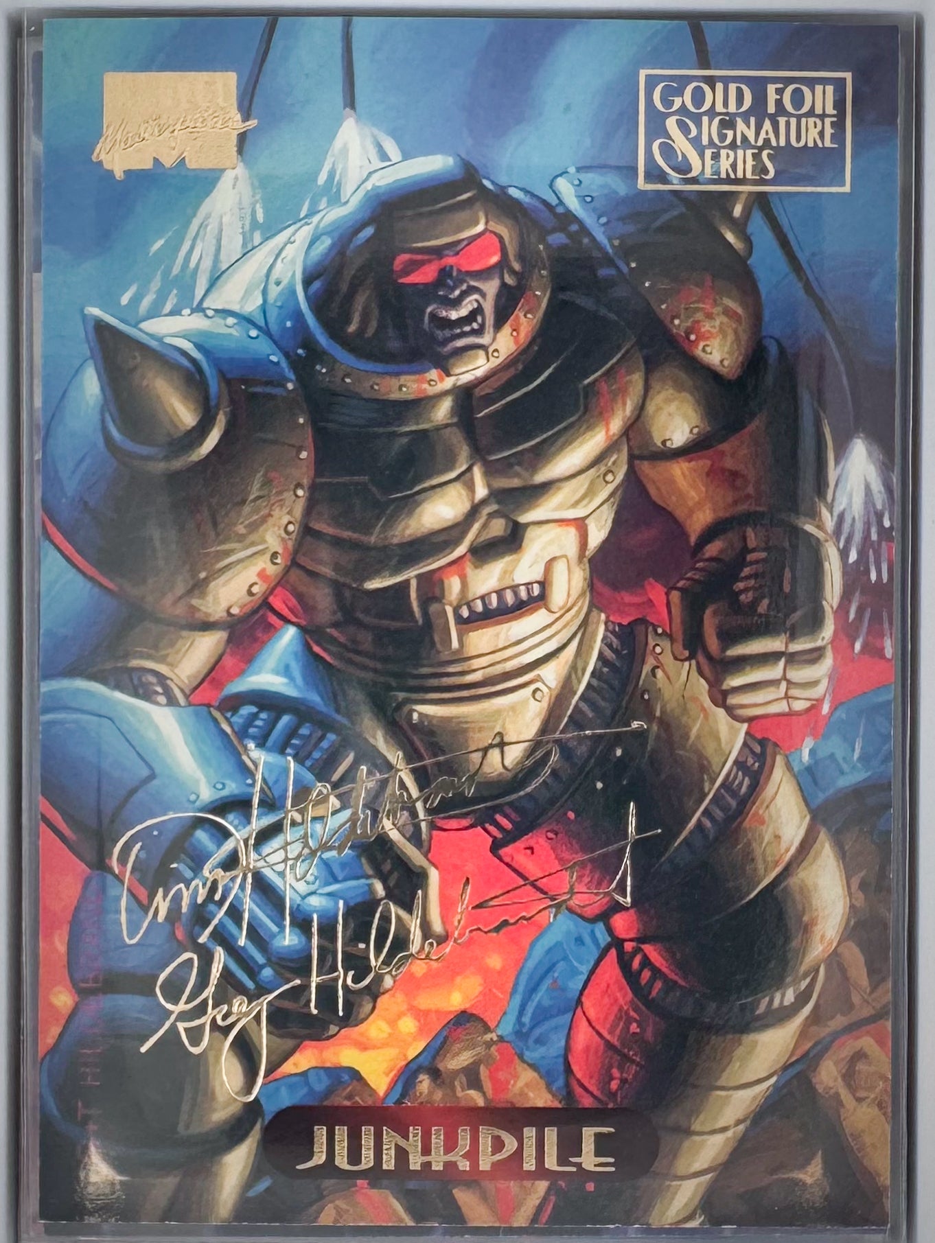 Junkpile Marvel Master Pieces 1994 Card No. 60 Gold Foil Signature Series