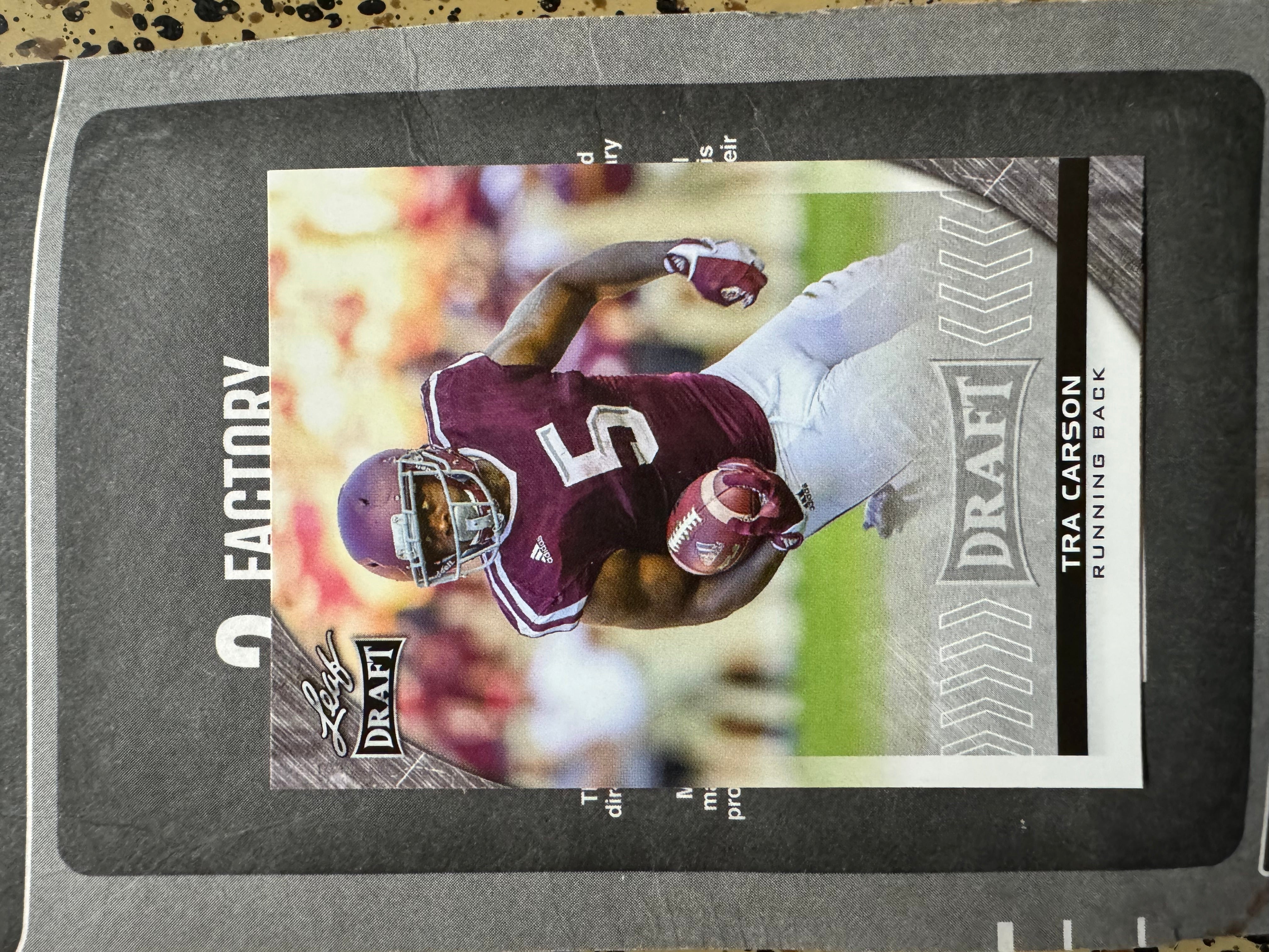 Tra Carson 2016 Leaf Draft #83 Texas A&M Aggies Football Card NM