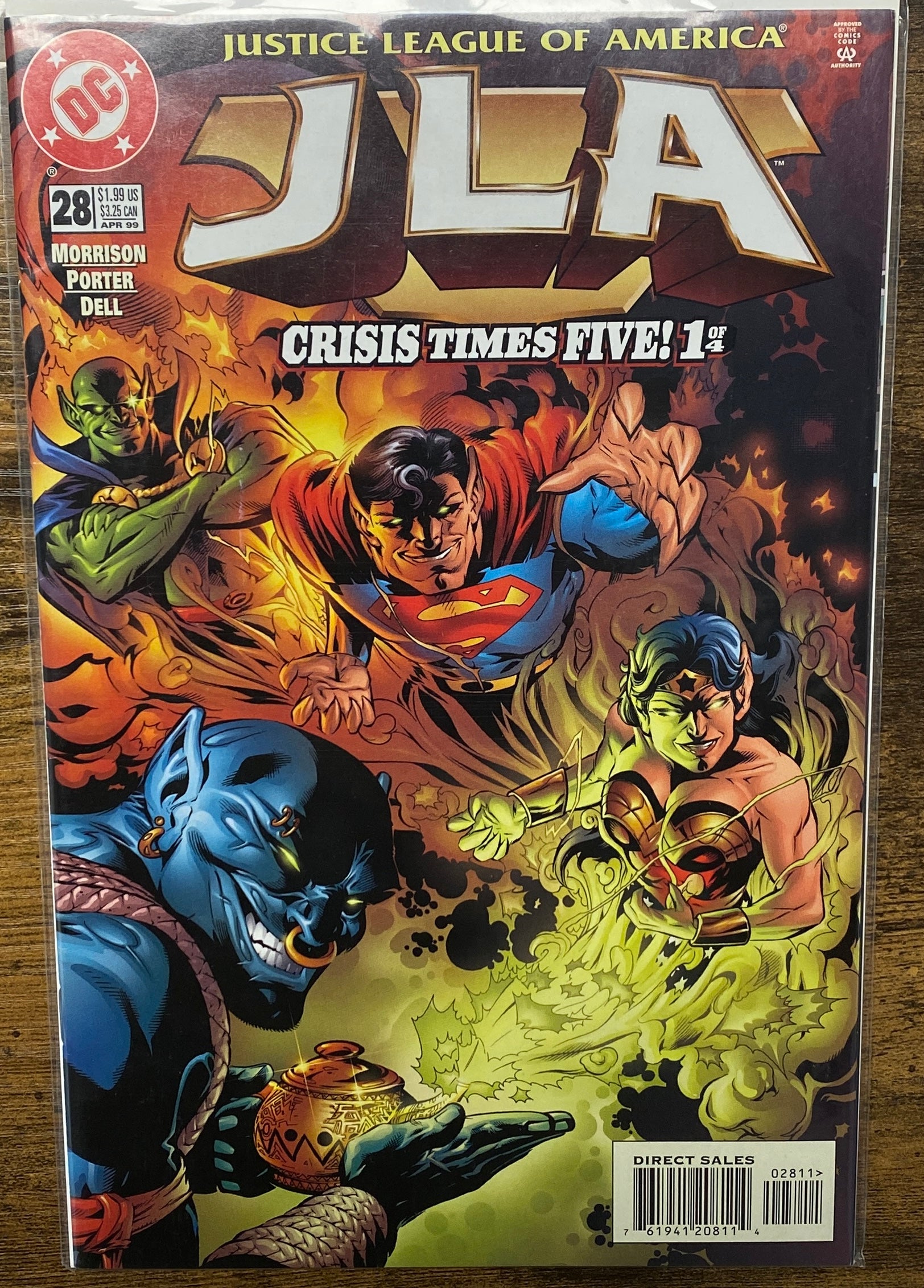 Justice League Of America 28 DC Comics Comic Book 1 of 4 Series