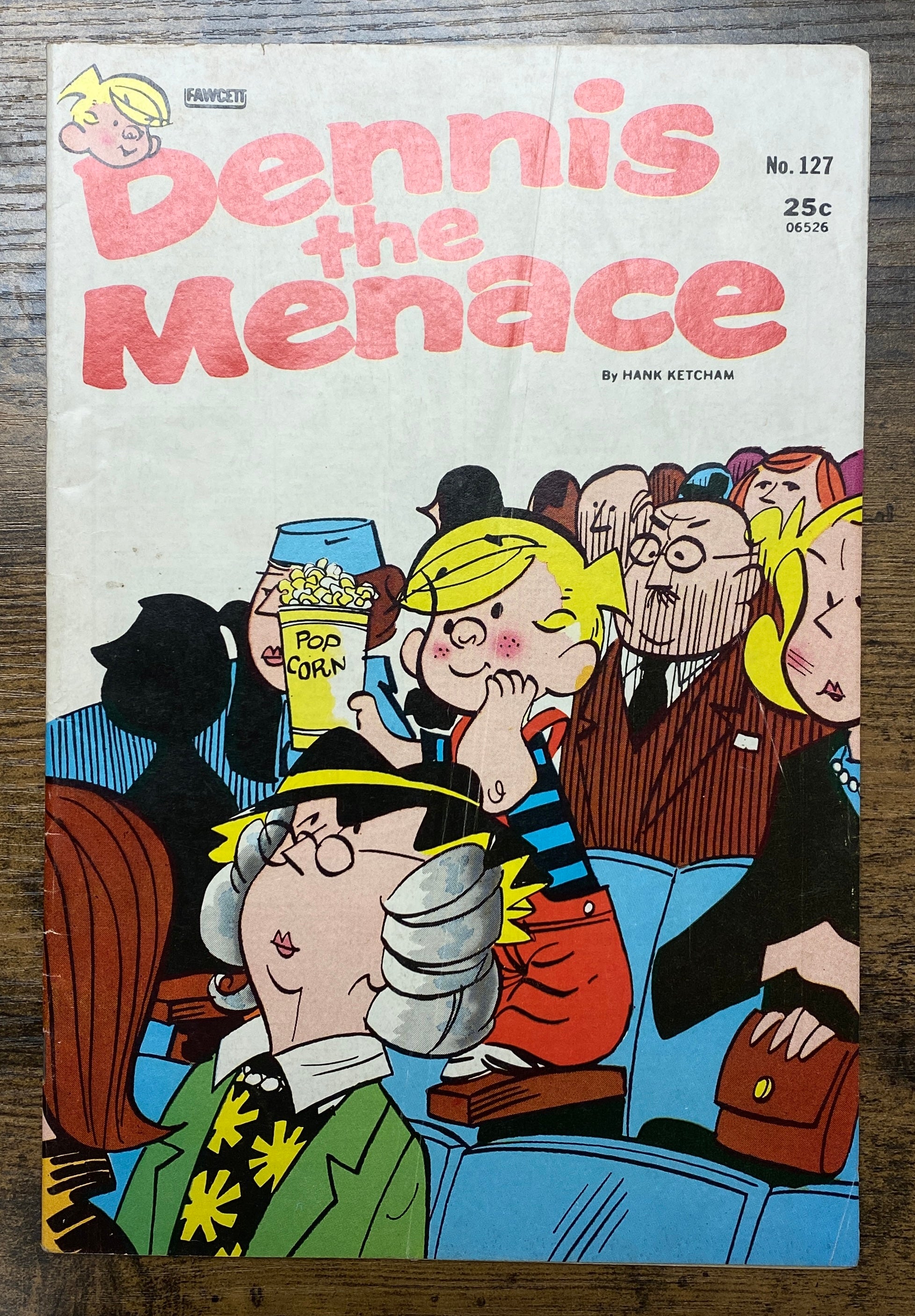 Dennis the Menace 127 Comic Book Pop Corn