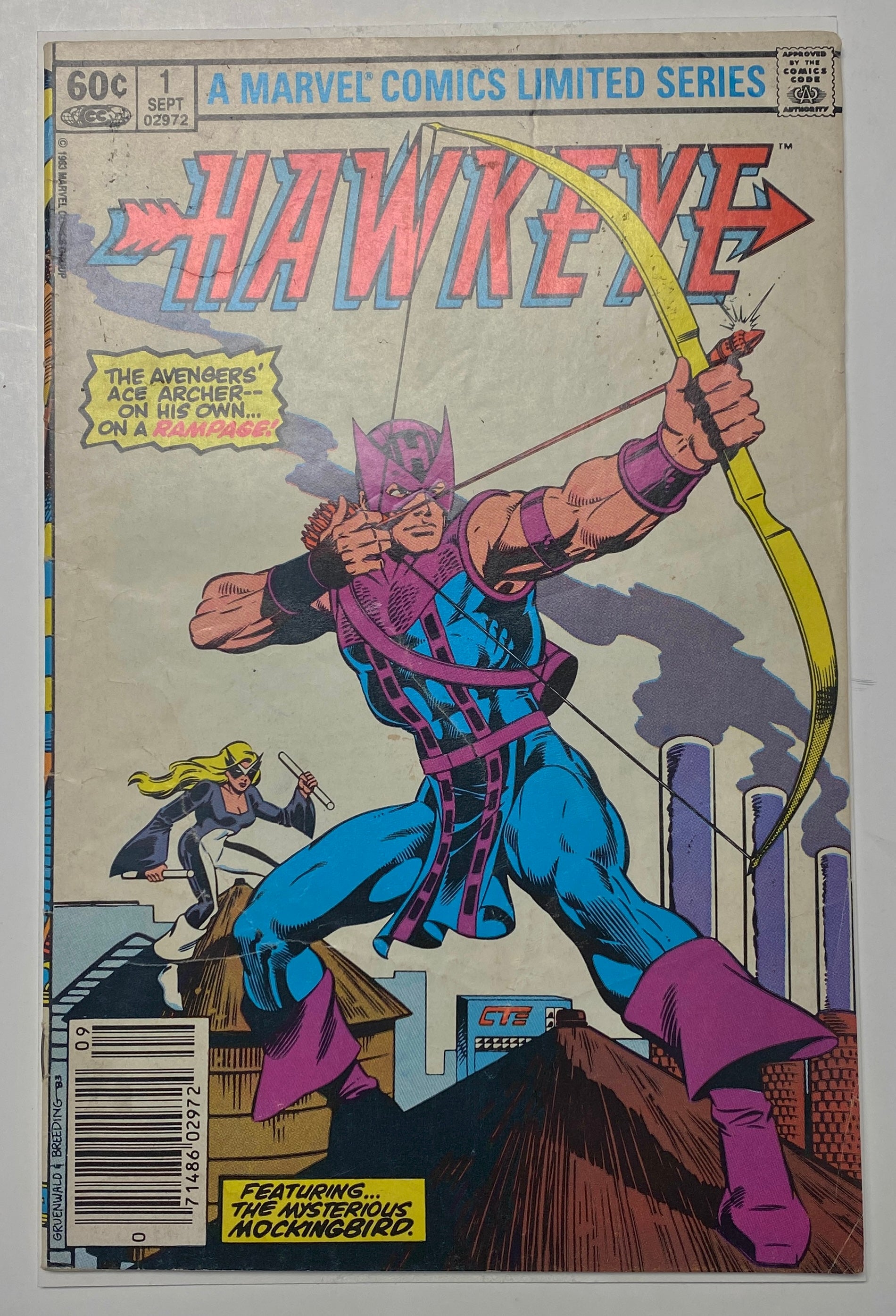 Hawkeye Sept 1 Marvel Comics Limited Series Comic Book