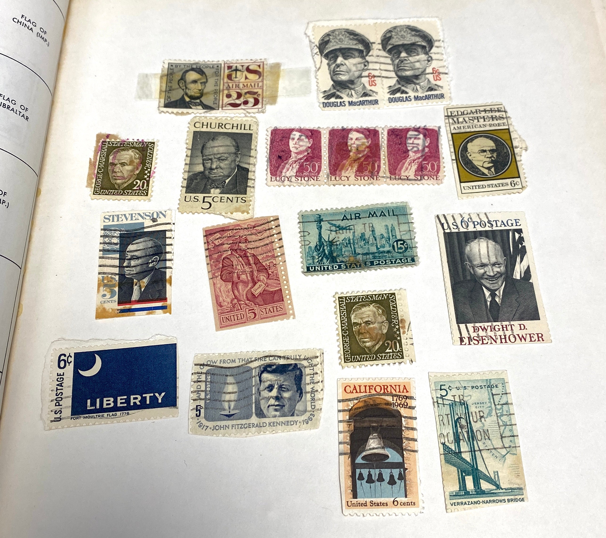 Crusader Stamp album Stamps from around the world No. 6701 (18 Stamps)