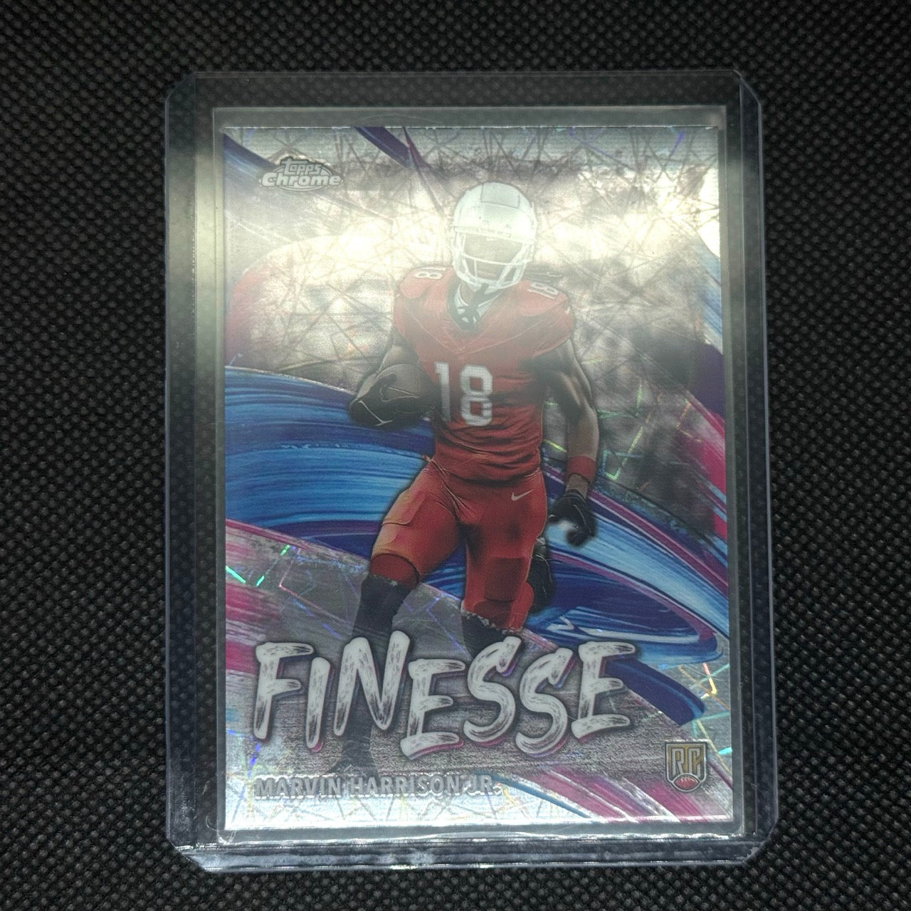 Marvin Harrison Jr Rookie 2024 Topps Chrome Finesse Card No.F-5