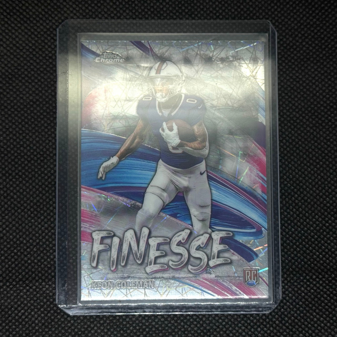 Keon Coleman Bills Rookie 2024 Topps Chrome Finesse Card No.F-18