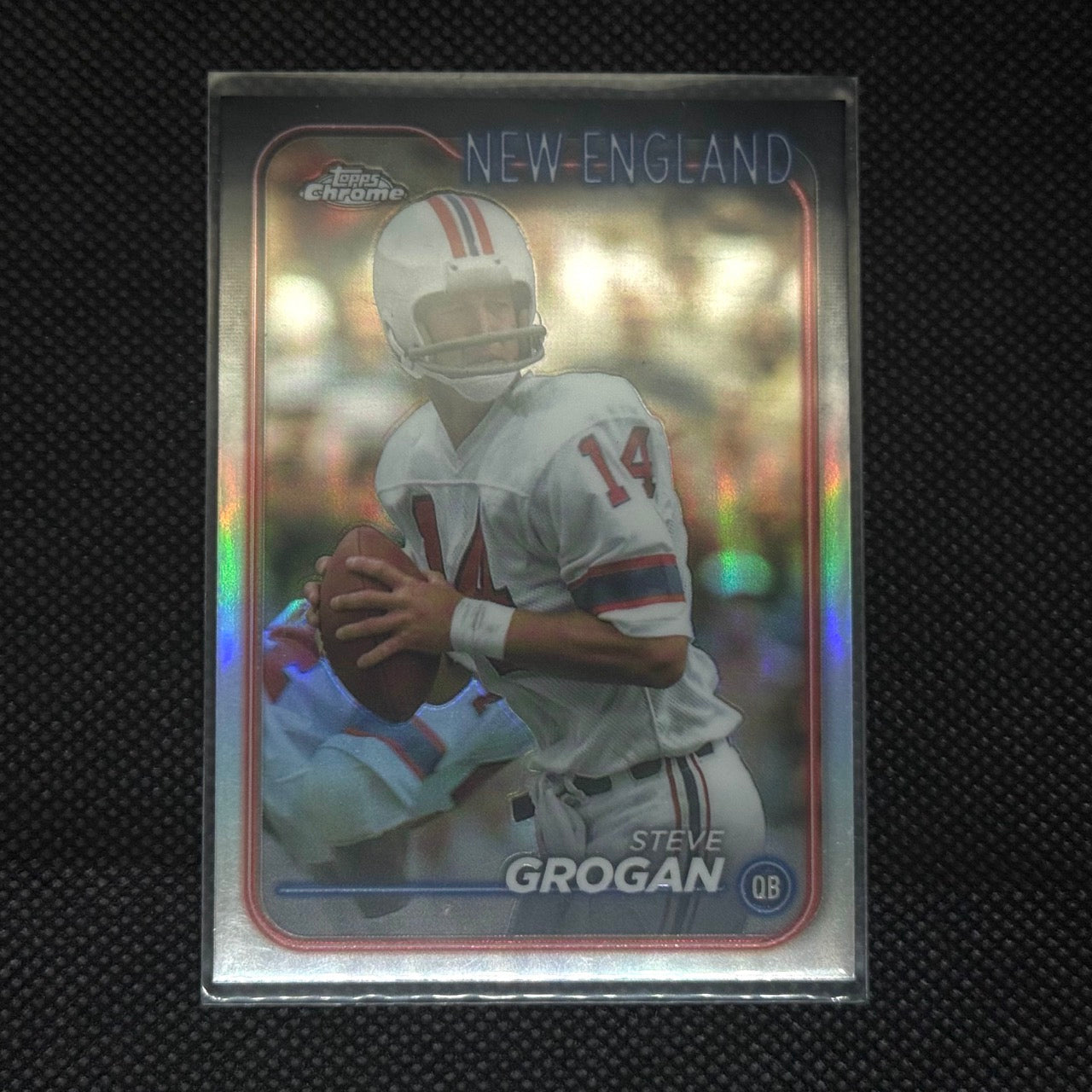 Steve Grogan Patriats Variant Topps Chrome 2024 Card No.132