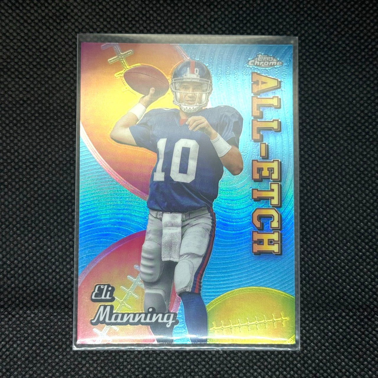 Eli Manning Giants Topps Chrome 2024 Card No.CAE-EM All Etch