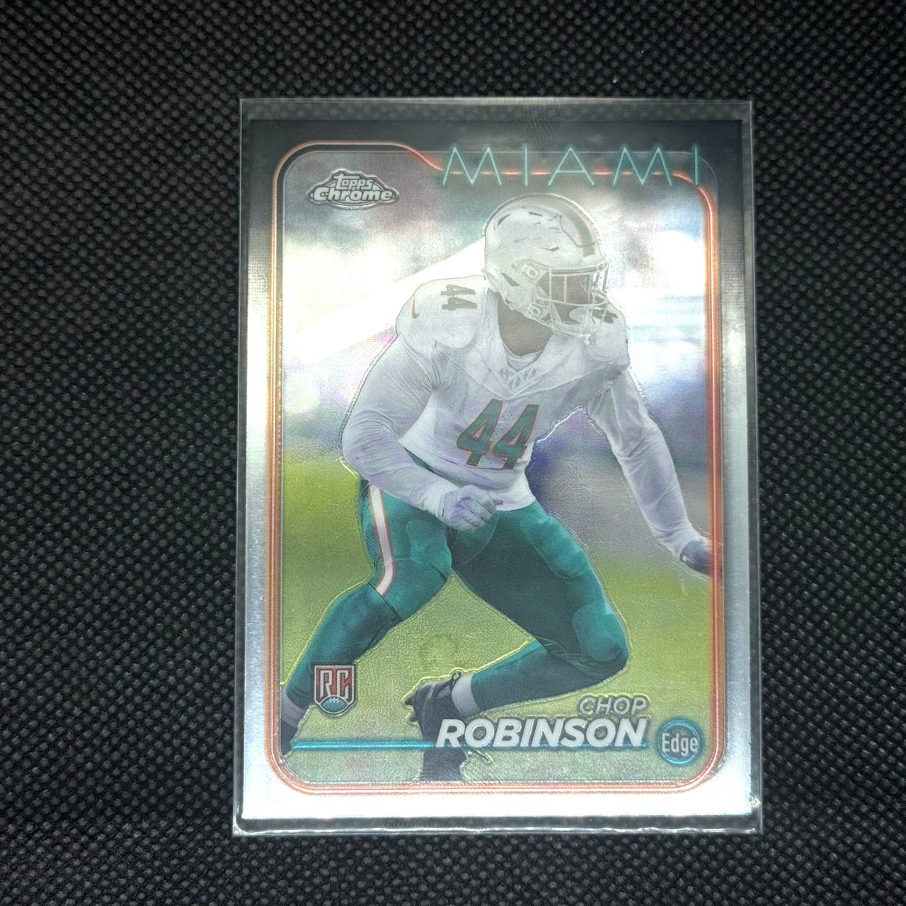 Chop Robinson Topps Chrome 2024 Card No.225 RC Dolphins
