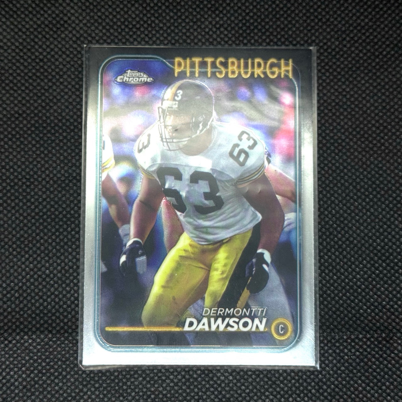 Dermontti Dawson Steelers Topps Chrome Card No.170