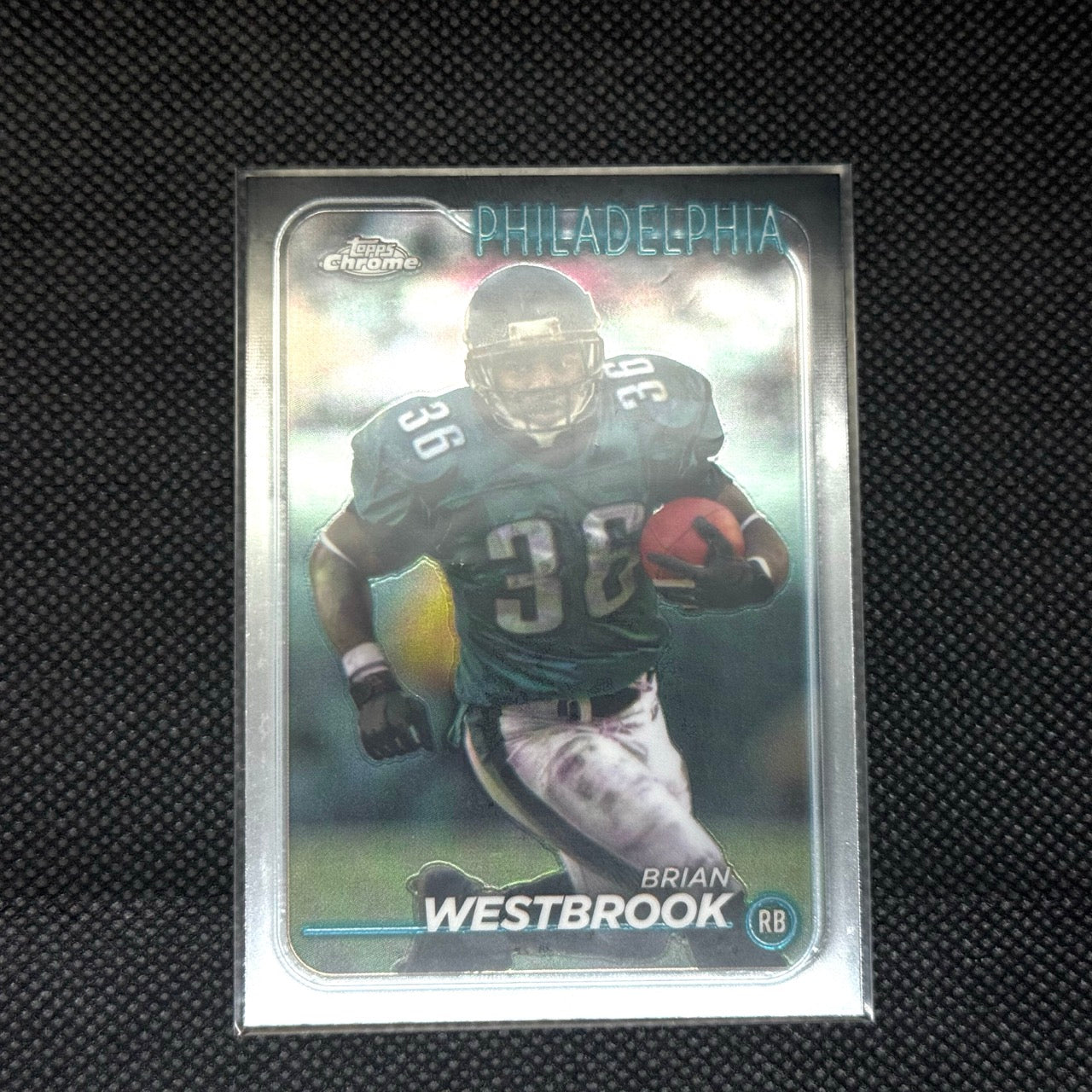 Brian Westbrook Eagles 2024 Topps Chrome Card No.156
