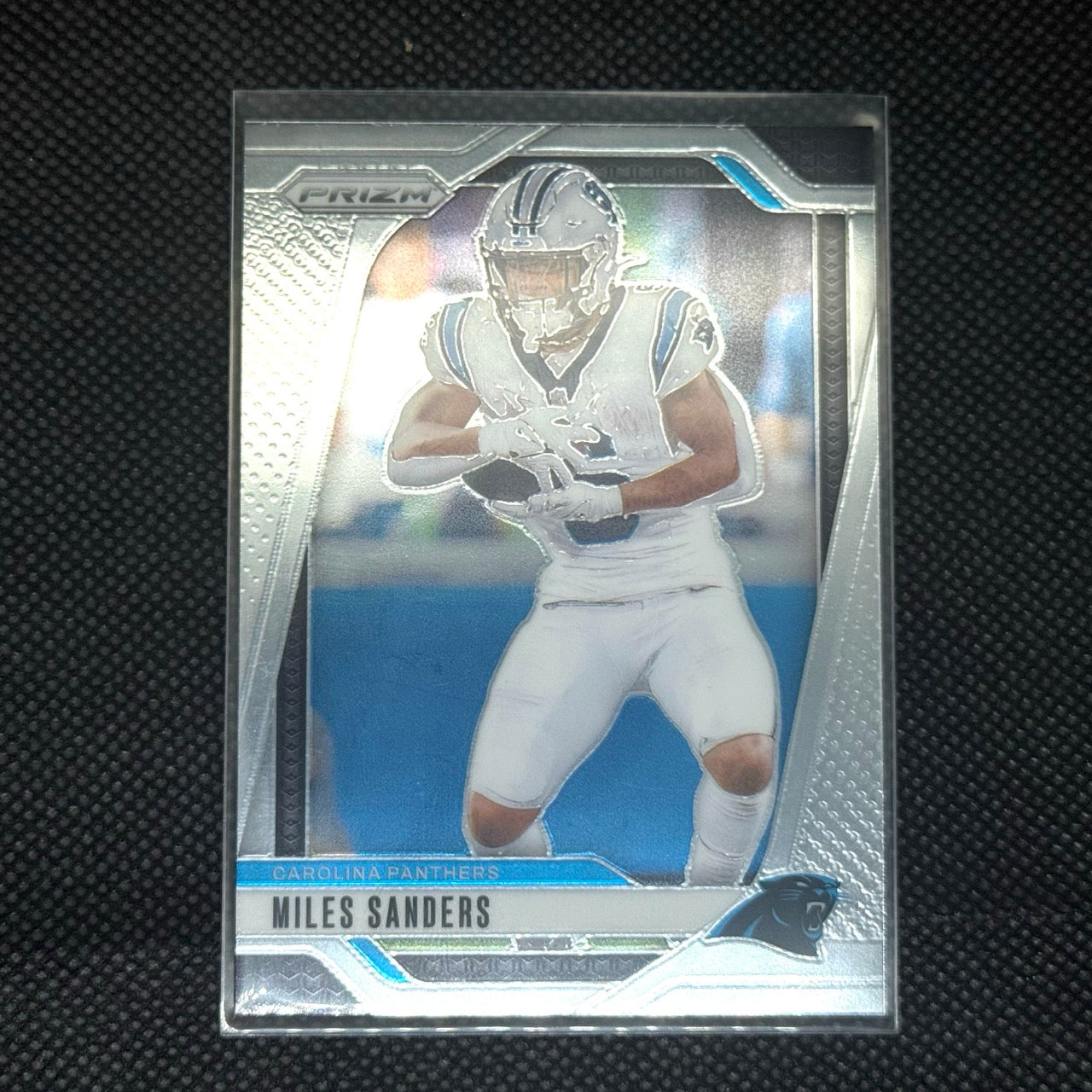 Miles Sanders Panini Prizm 2024 Card No.38 Panthers