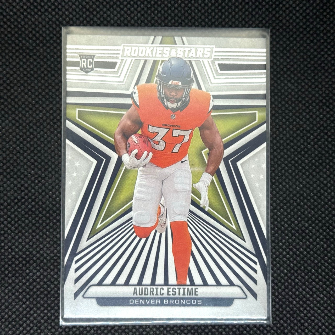 Audric Estime Panini Rookies and Stars 2024 Card No.105