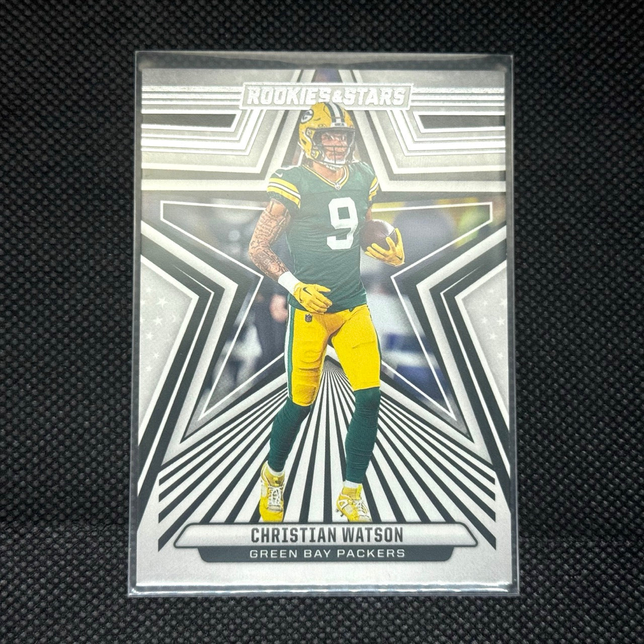 Christian Watson Panini Rookies and Stars 2024 Card No.37
