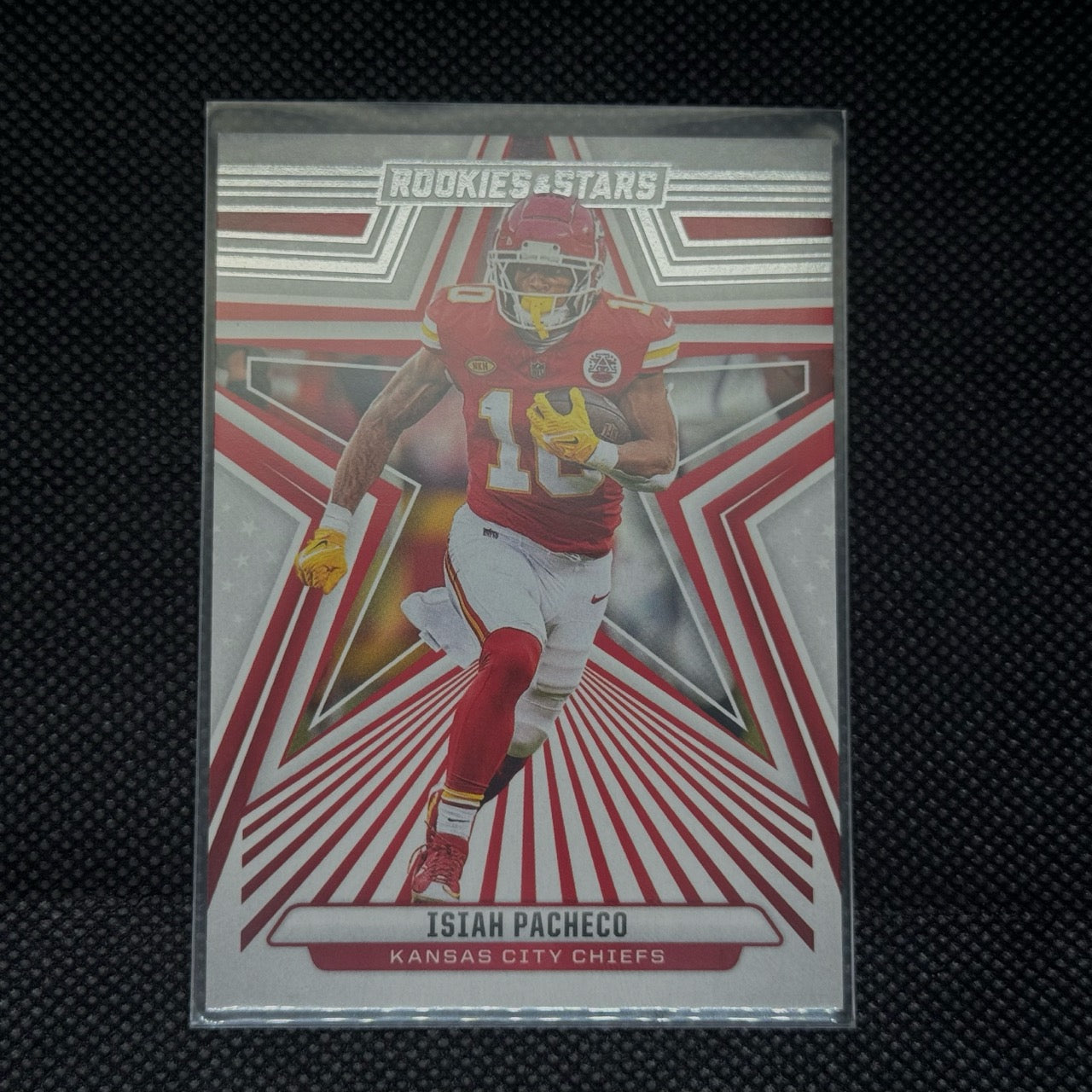 Isiah Pacheco Panini Rookies and Stars 2024 Card