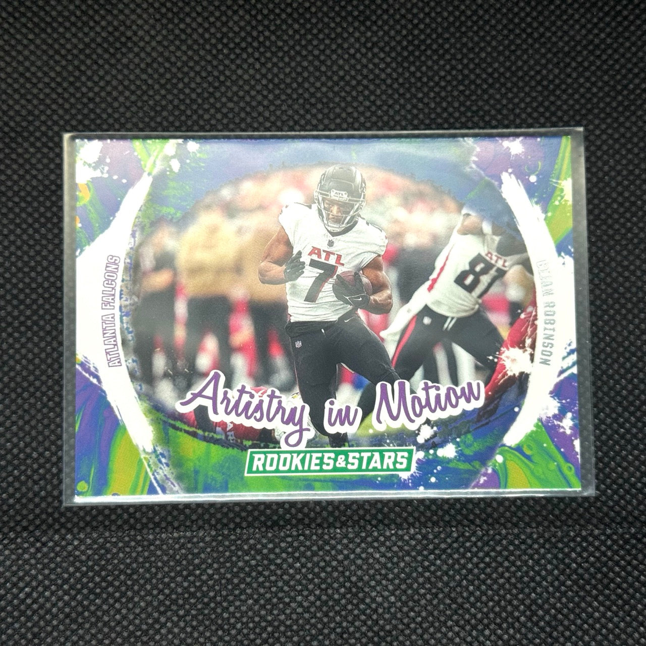 Bijan Robinson Panini Rookies and Stars 2024 Card No.AIM-BRN