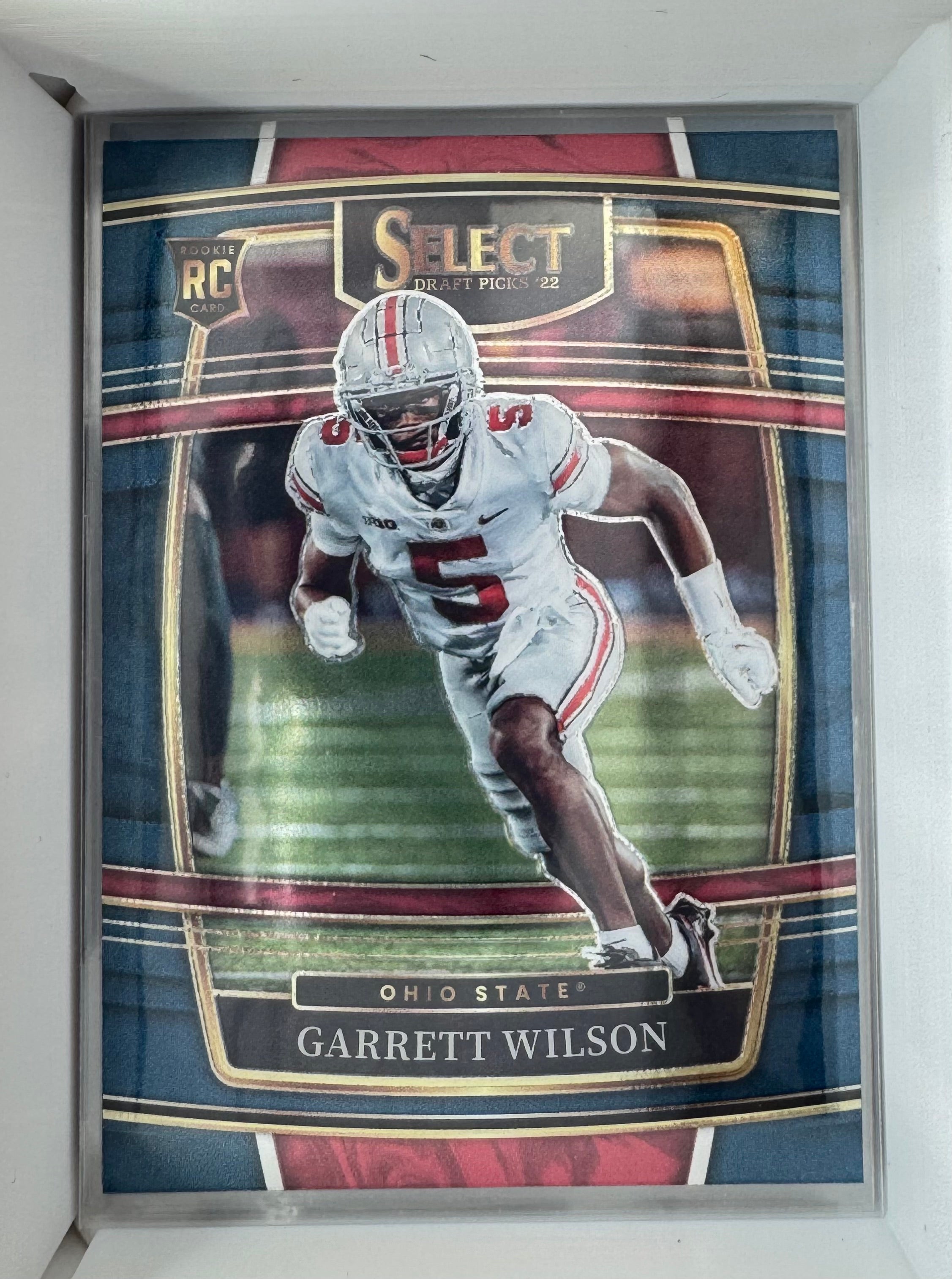 Garrett Wilson Rookie No.4 Panini Select Draft Picks 2022