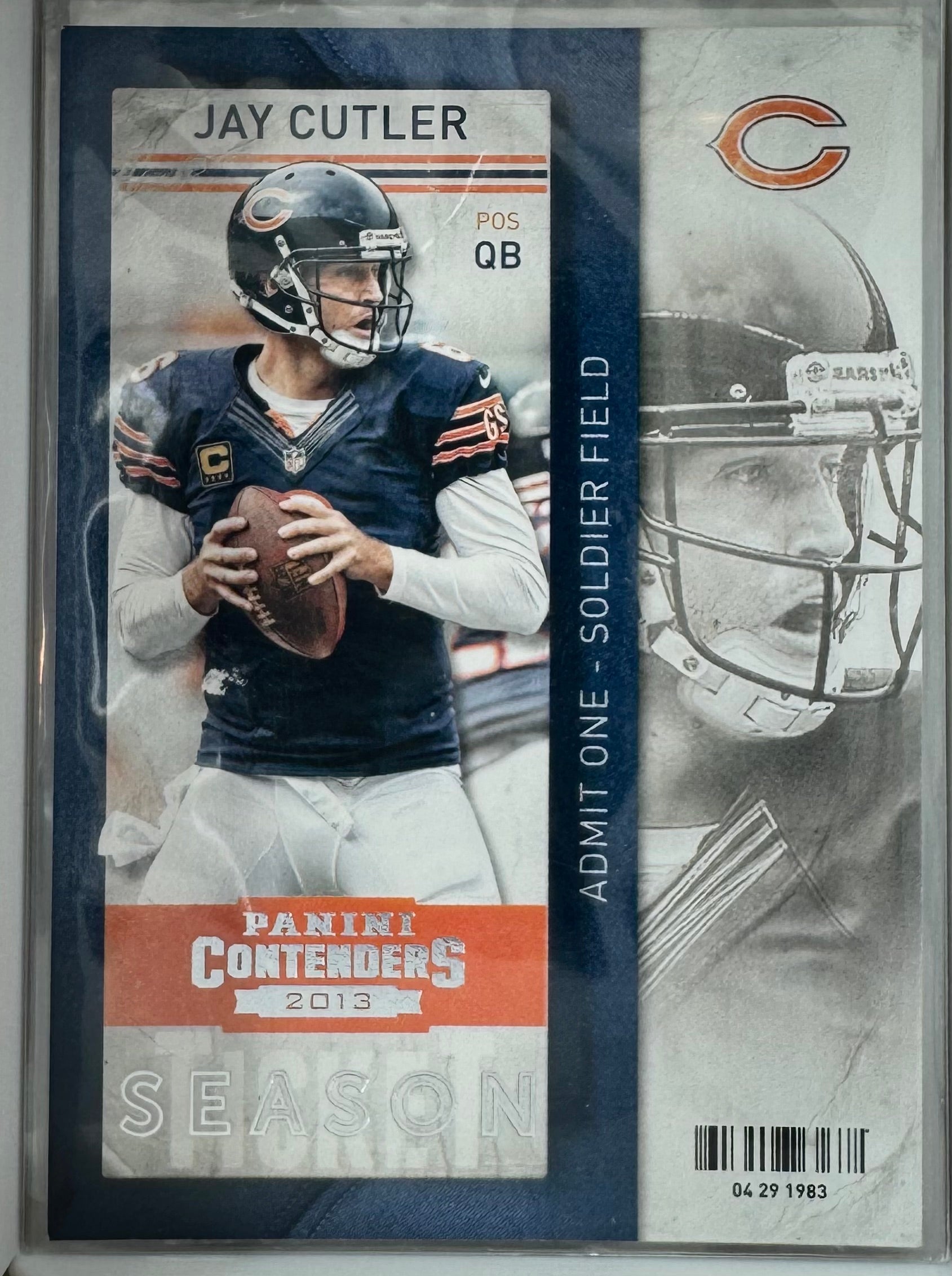 Jay Cutler 5 Panini Contenders 2013 Chicago Bears