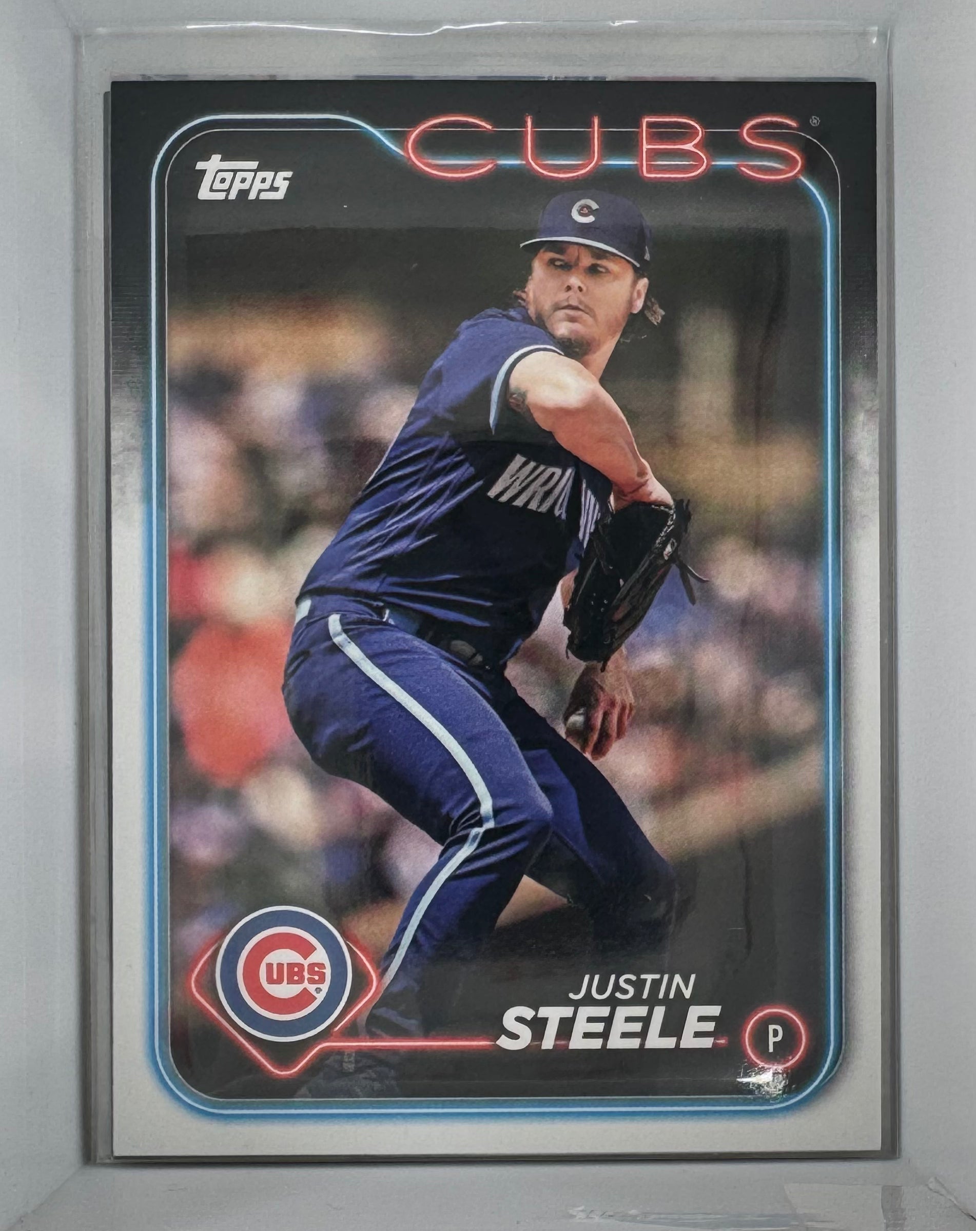 Justin Steele CHC-4 Topps 2024 MLB Baseball