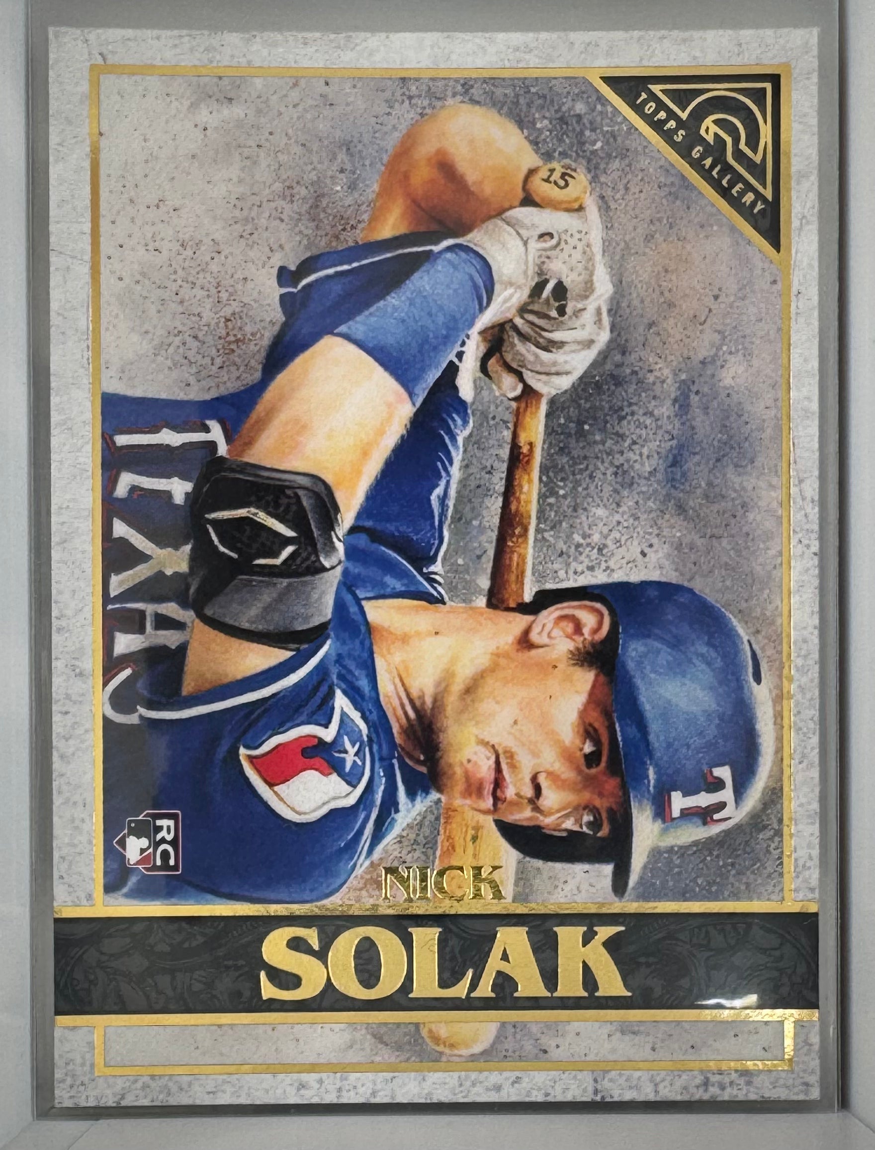 Nick Solak 31 Rookie 2020 Topps Gallery MLB