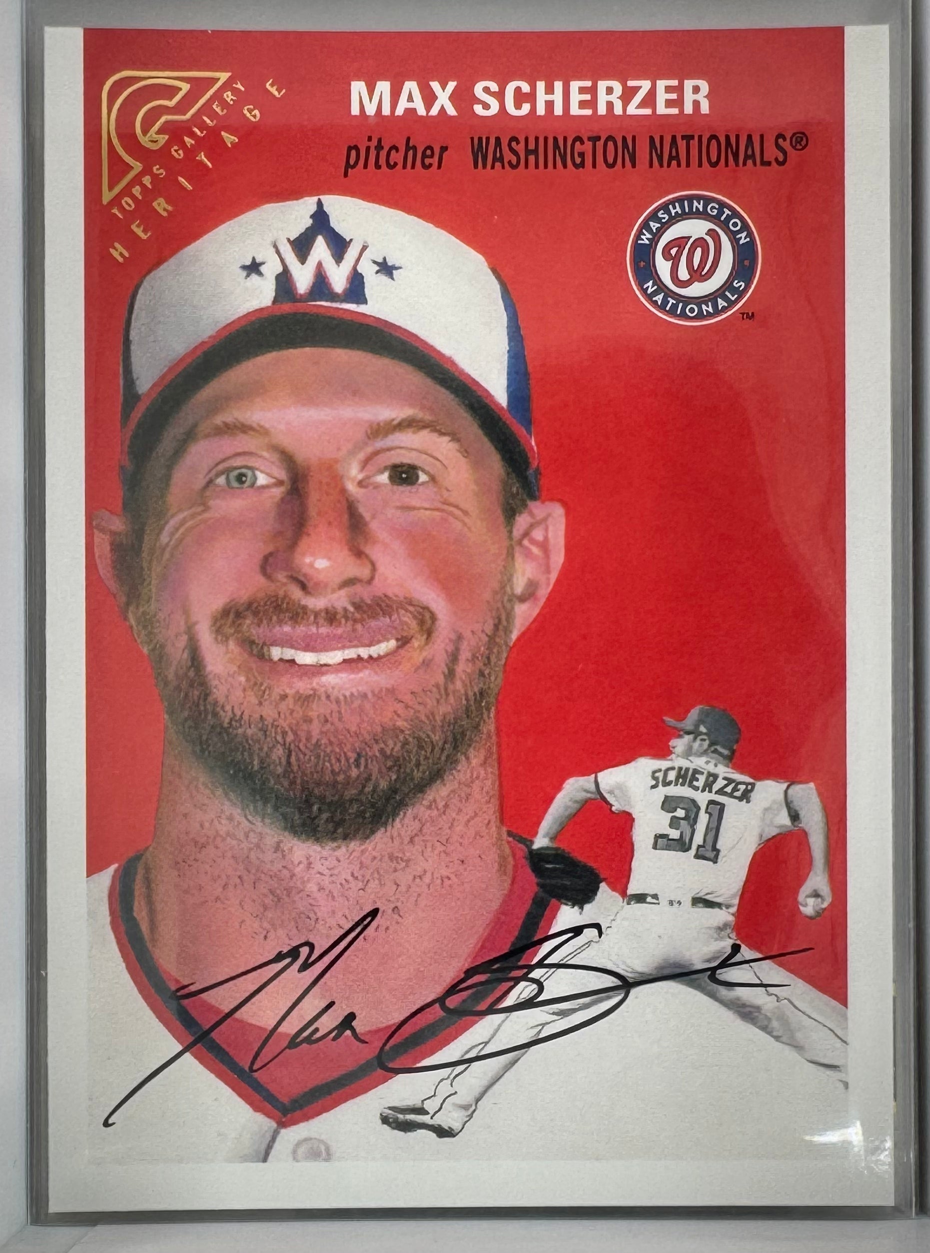 Max Scherzer HT-37 Topps 2020 Gallery MLB Baseball