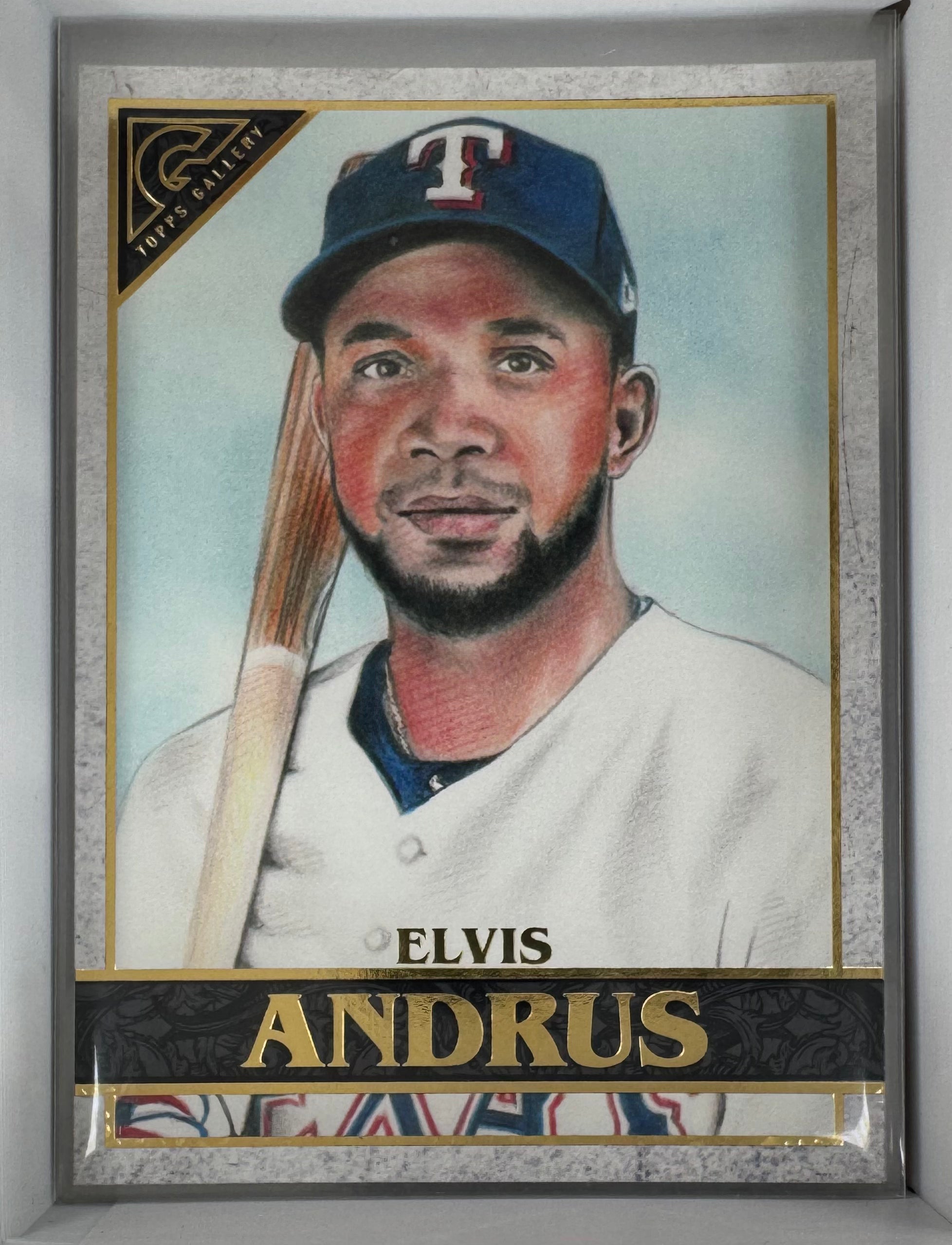 Elvis Andrus 95 Topps Gallery 2020 MLB Baseball