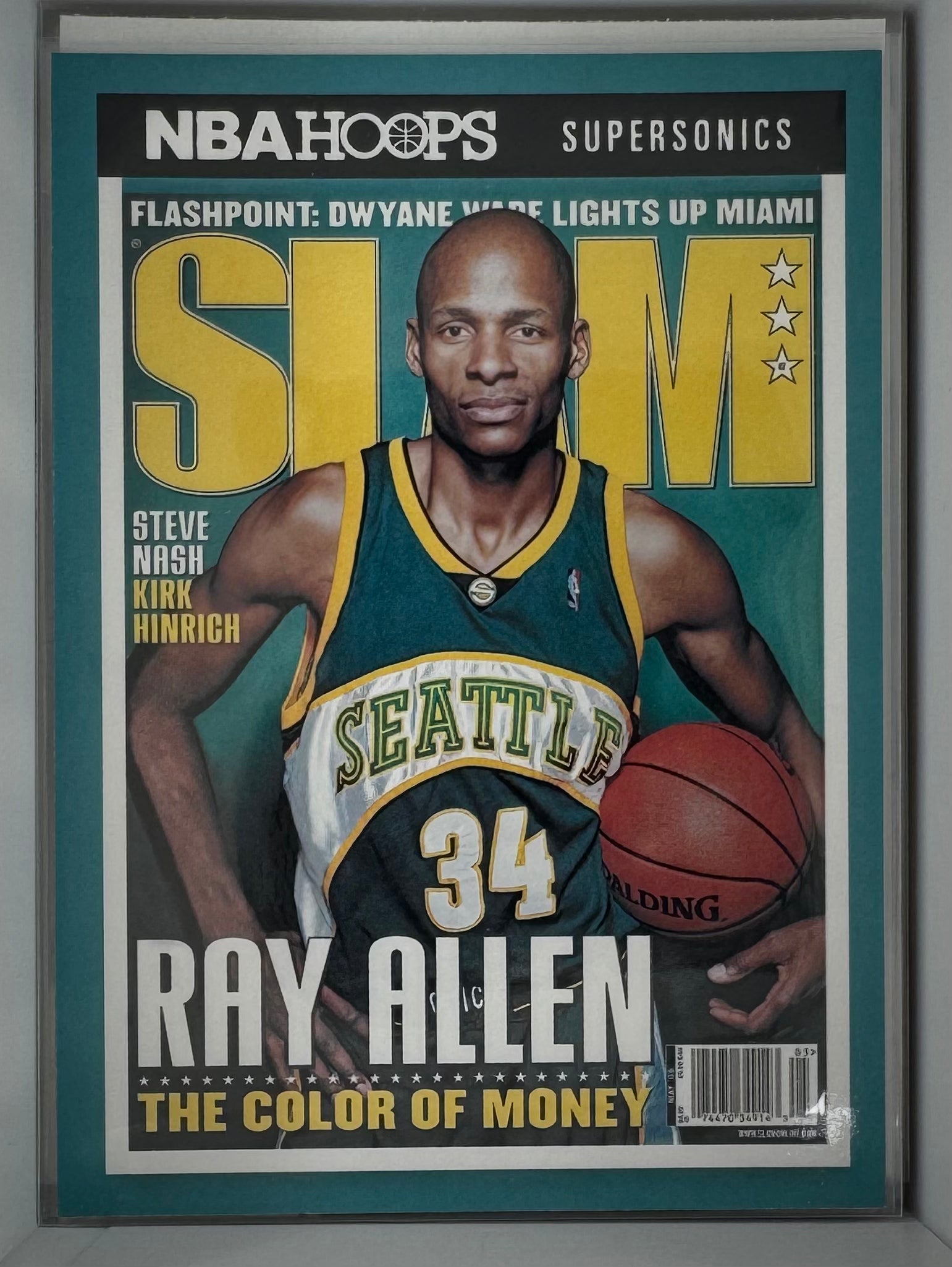 Ray Allen No. SLAM #87 Panini Hoops Basketball NBA