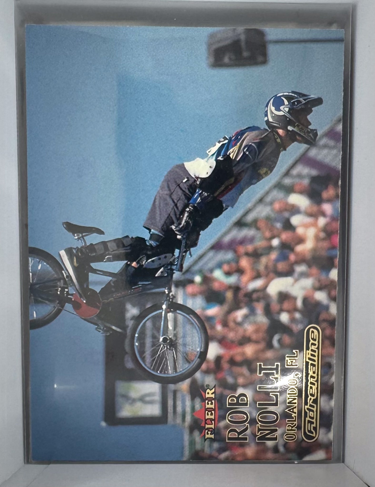 Adrenaline Fleer 2000 Action Sports Card 29 Rob Nolli BMX
