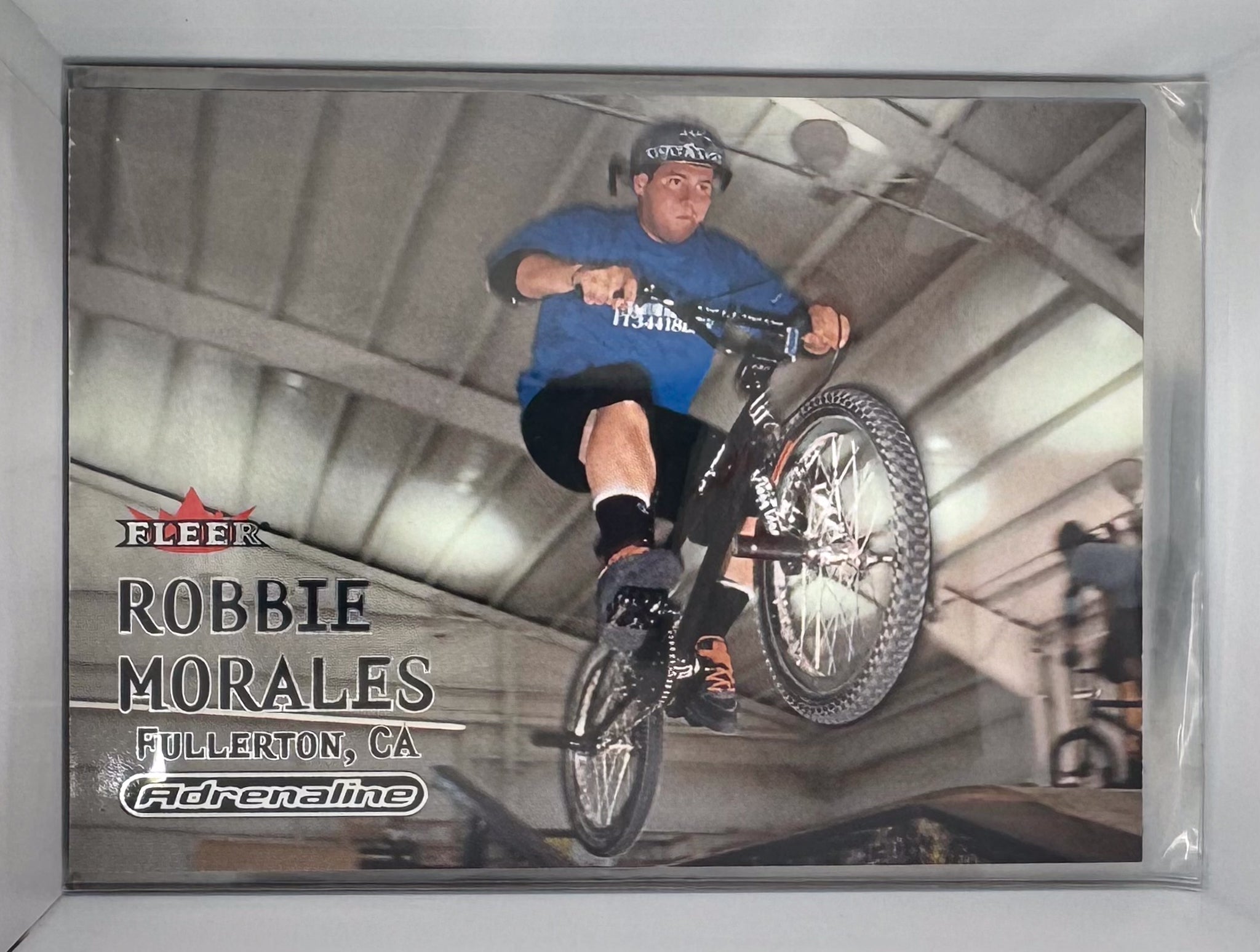 Adrenaline Fleer 2000 Action Sports Card No.54 Robbie Morales BMX